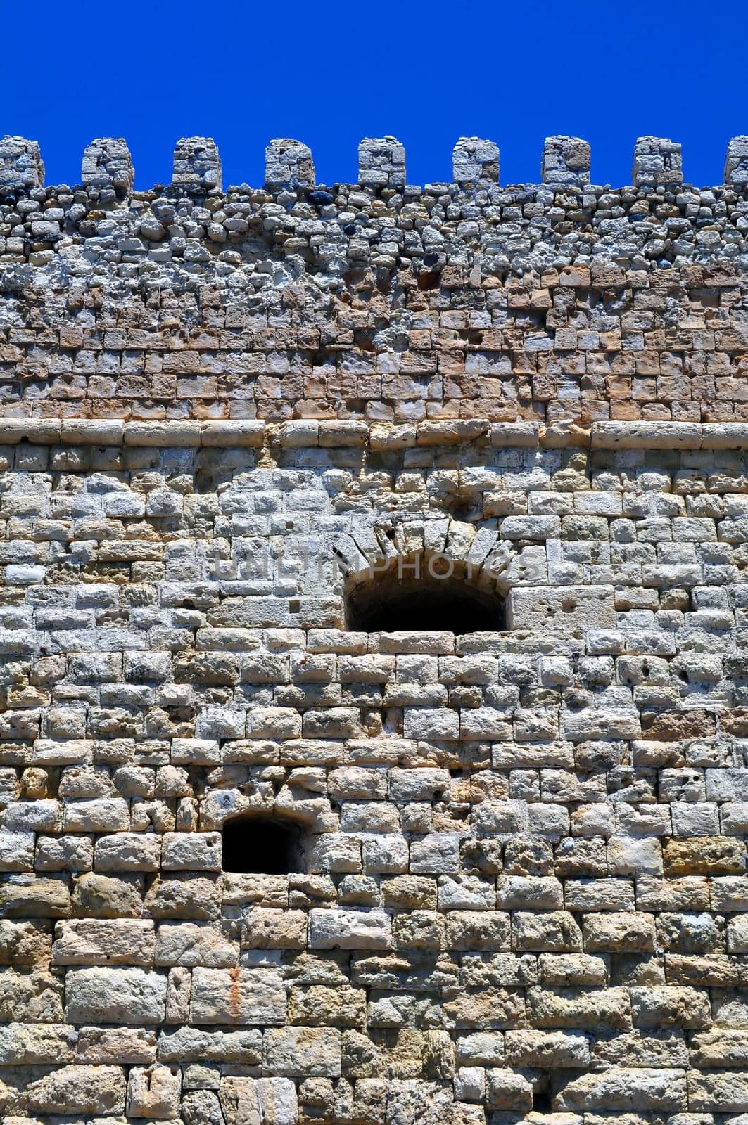 Fortification, castle in Crete, Greece.