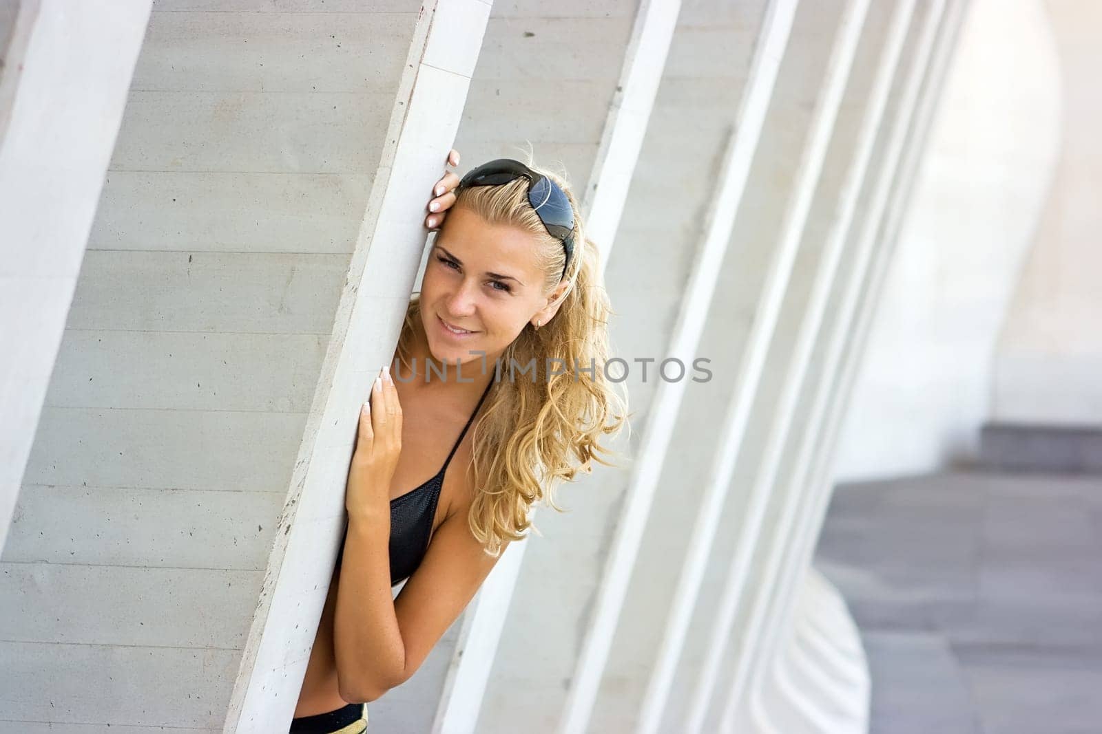 Slim figure girl