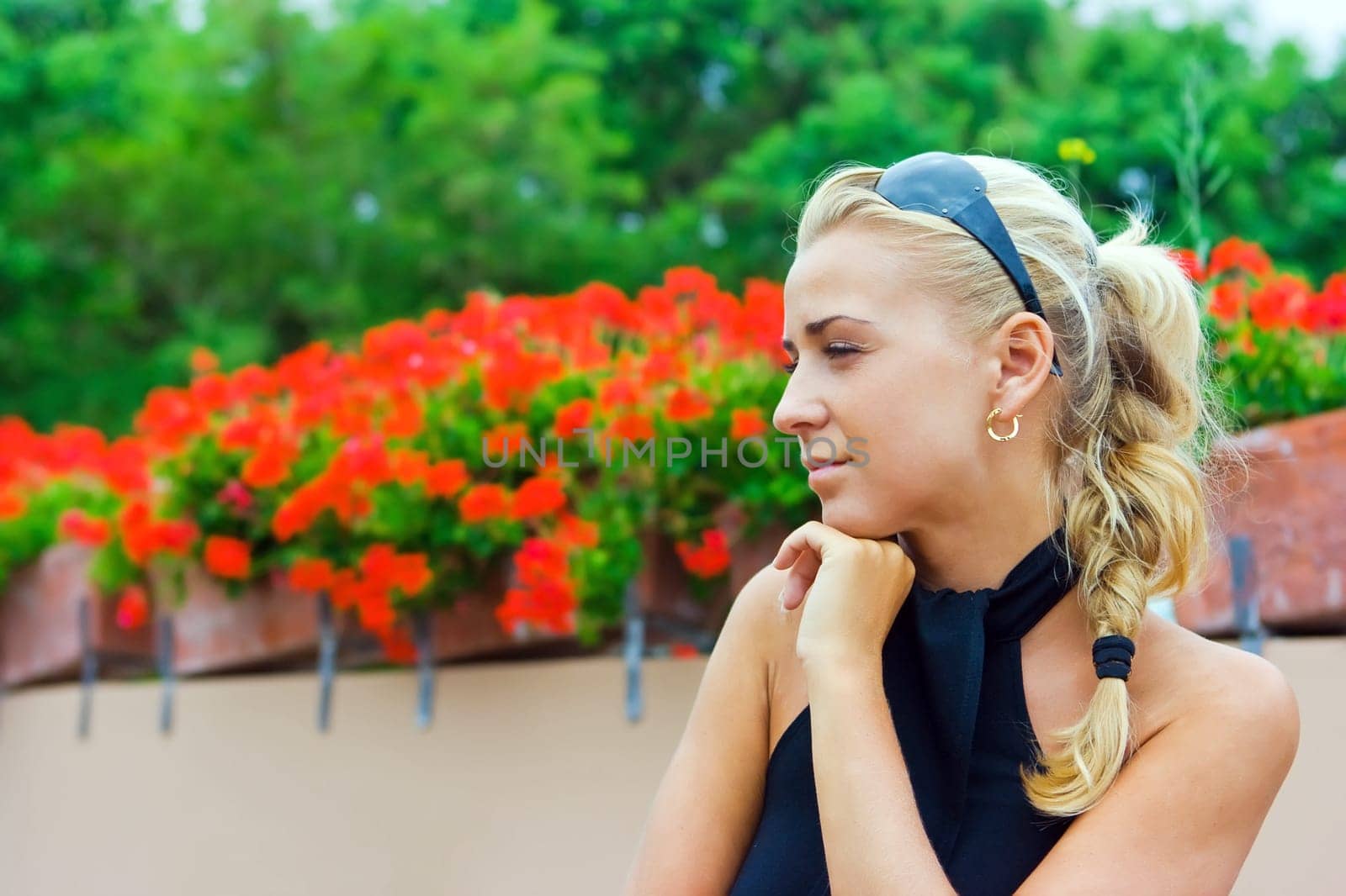 Flowers and blonde