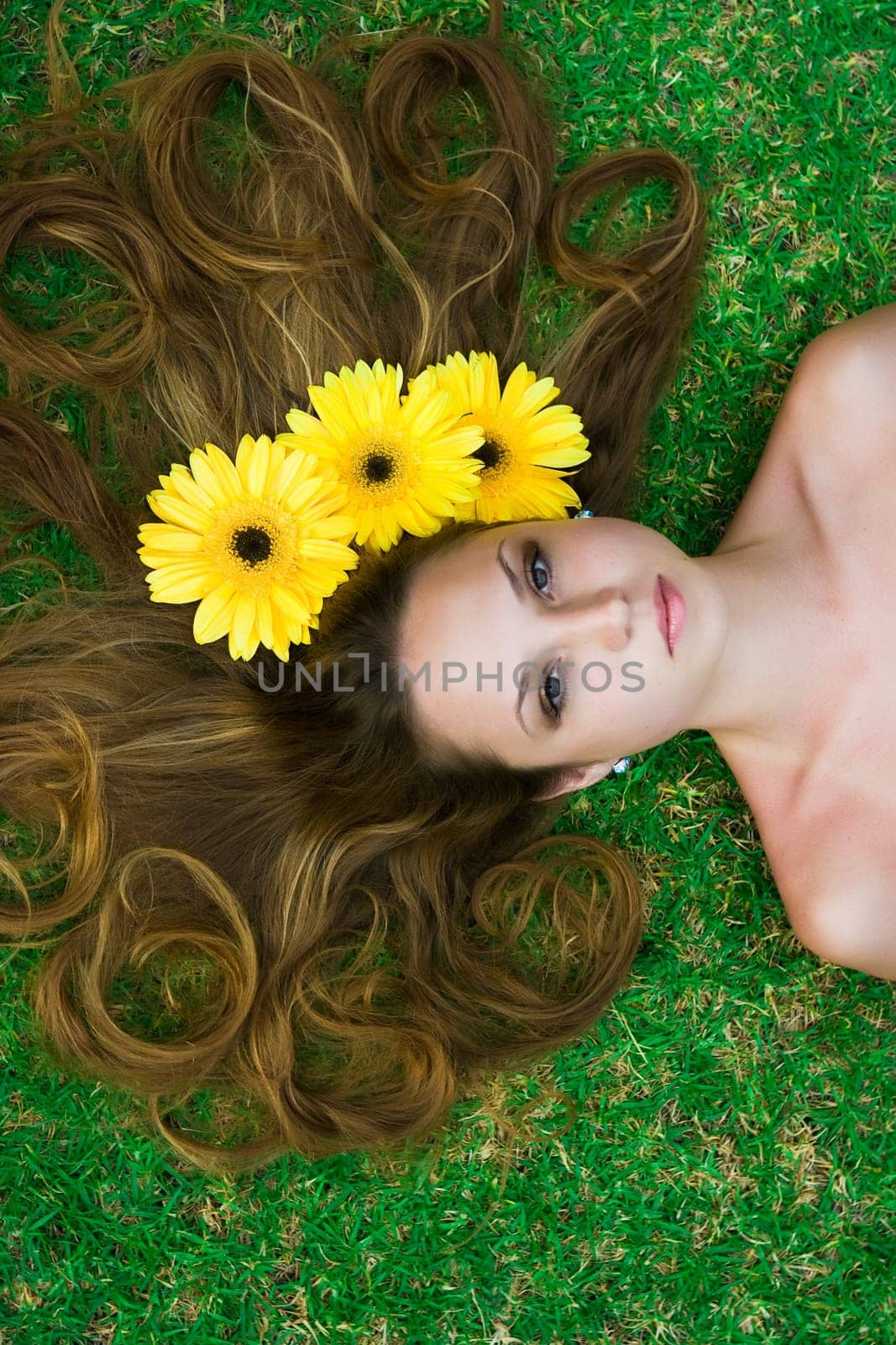 Flowers and blonde
