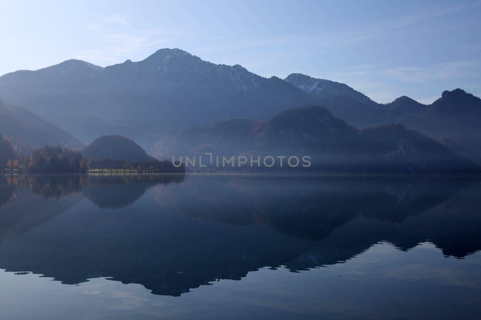 Alps in Lake Kochelsee