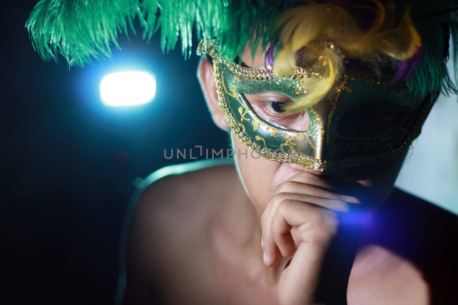 man in mask