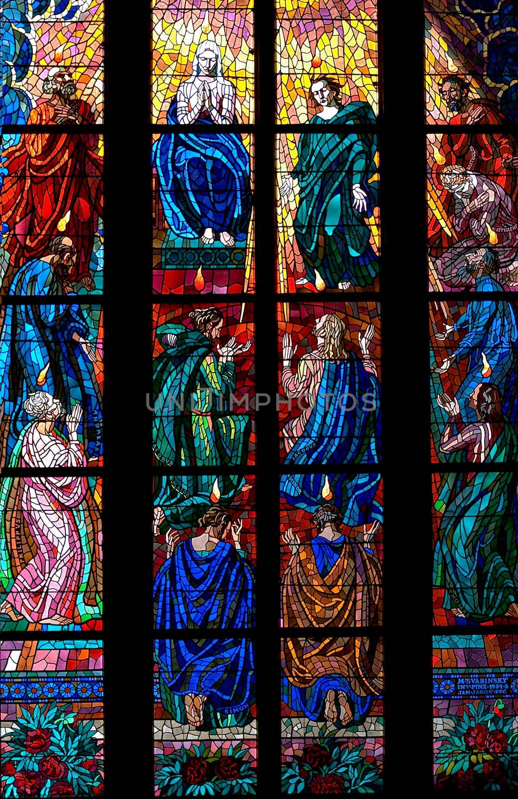 stained window - Prague castle