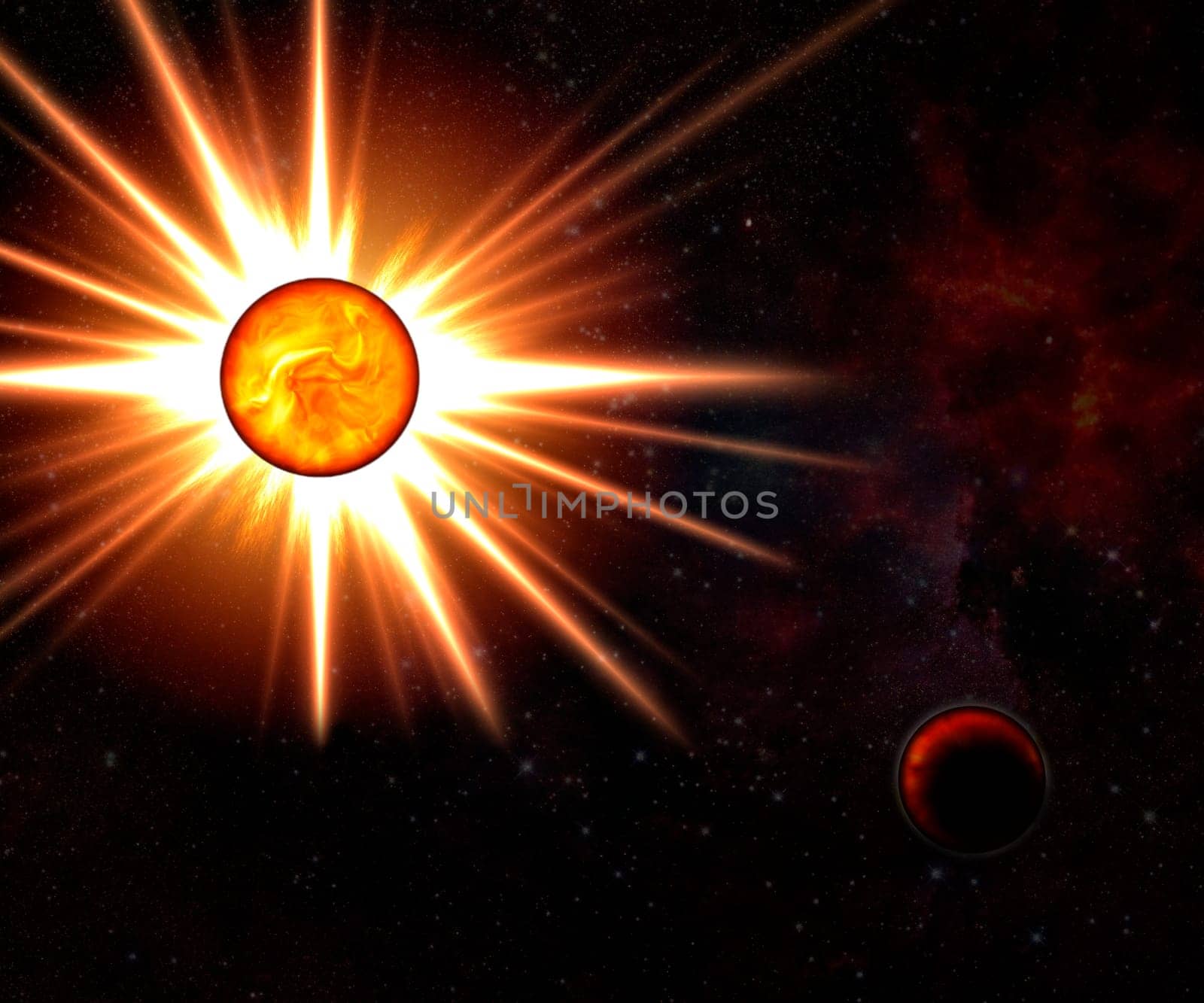 nova and dead star
