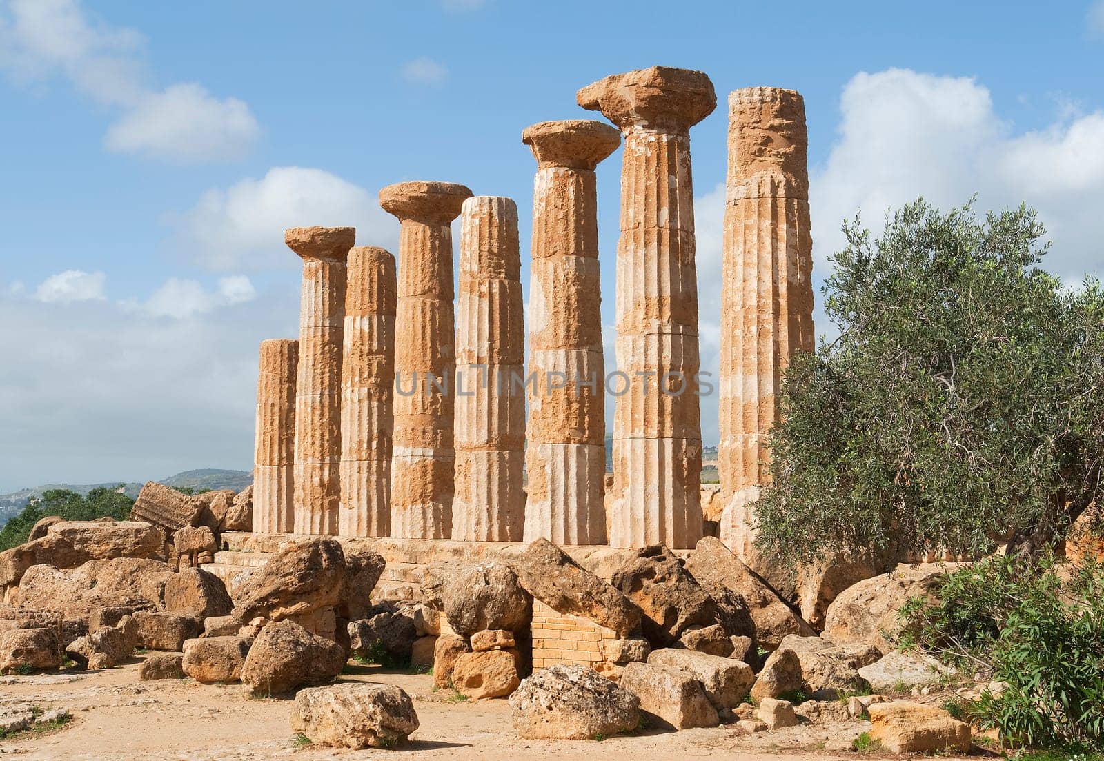 The Temple of Hercules in Sicily