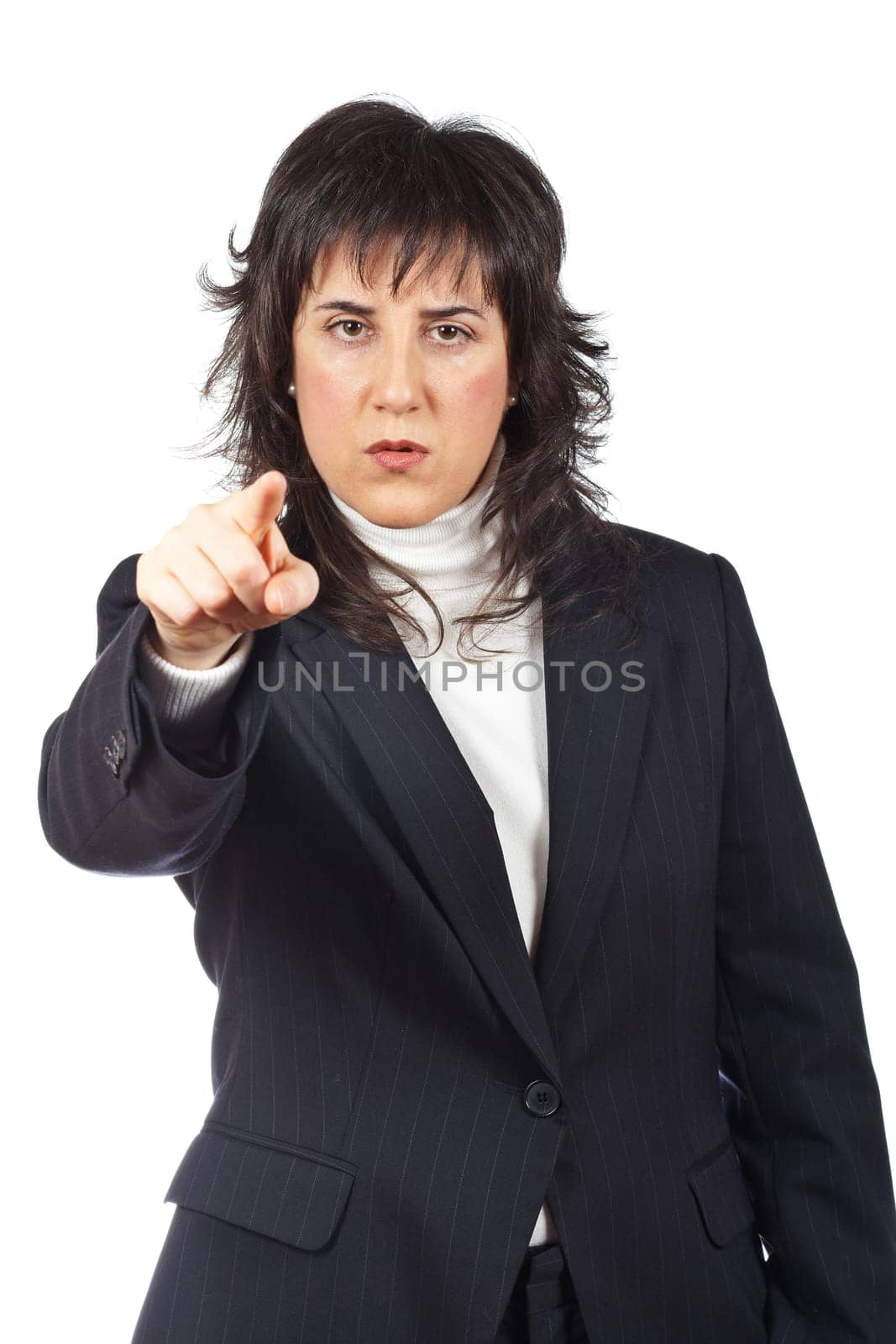 Pointing by finger