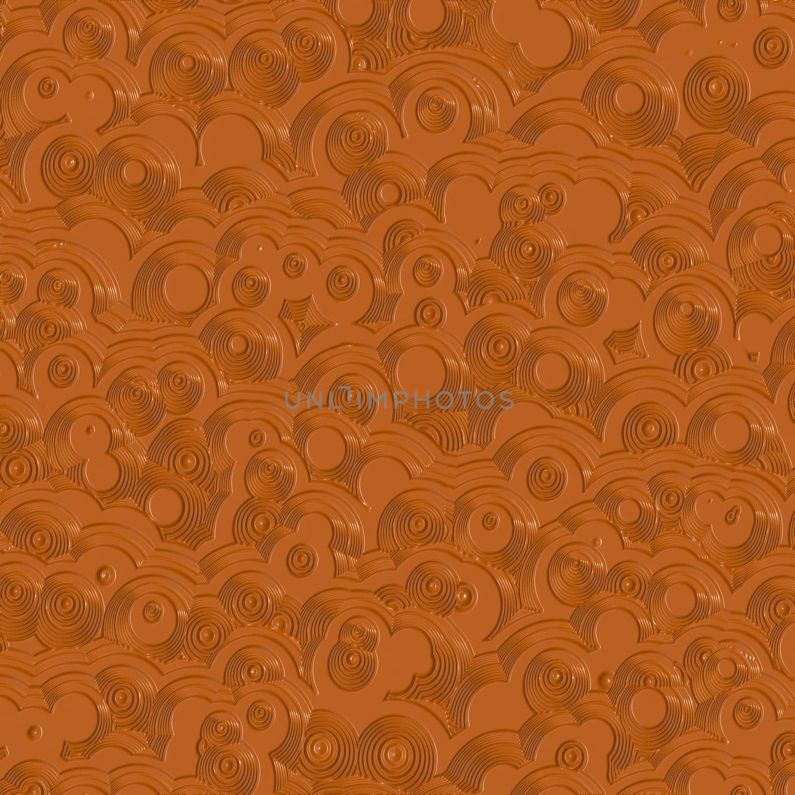 brown glossy retro ring pattern