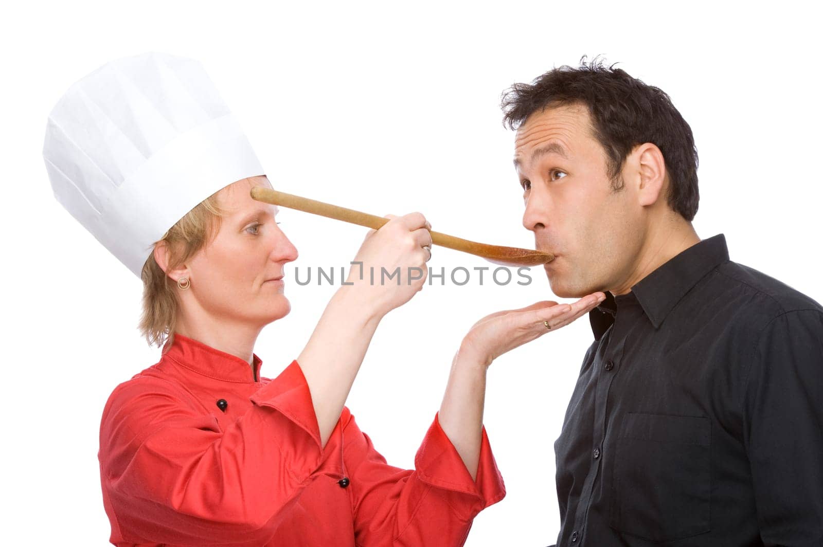 In the kitchen