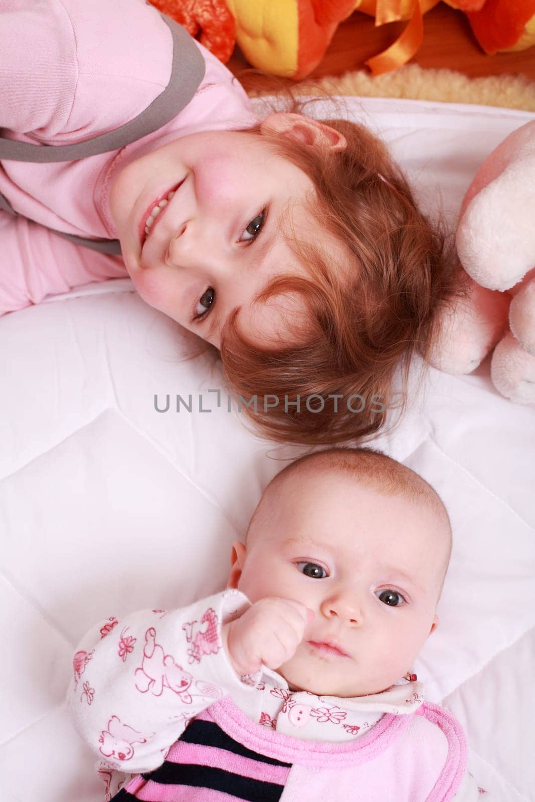 Cute kids with toys