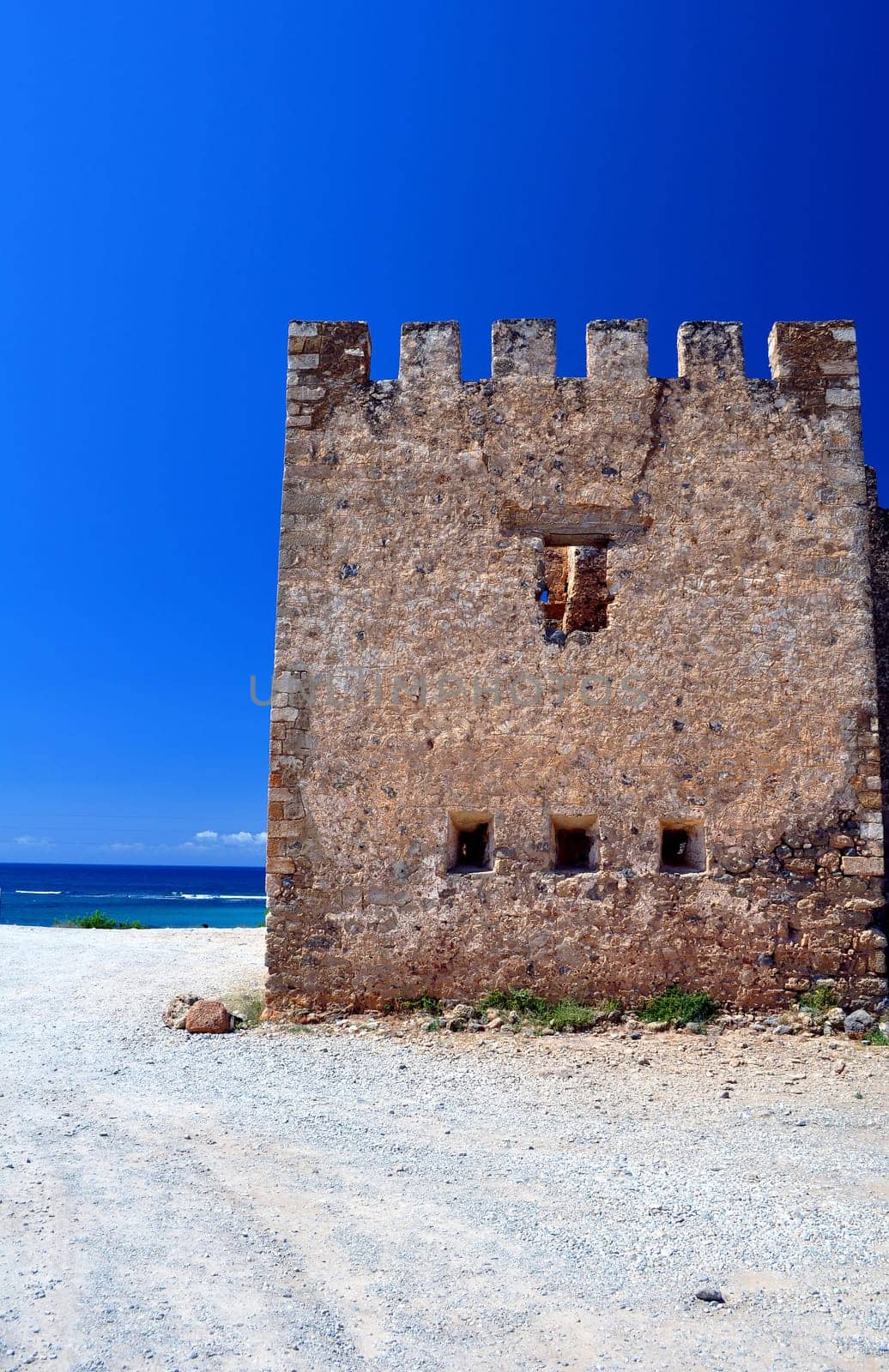 Frangocastello castle. Crete, Greece.