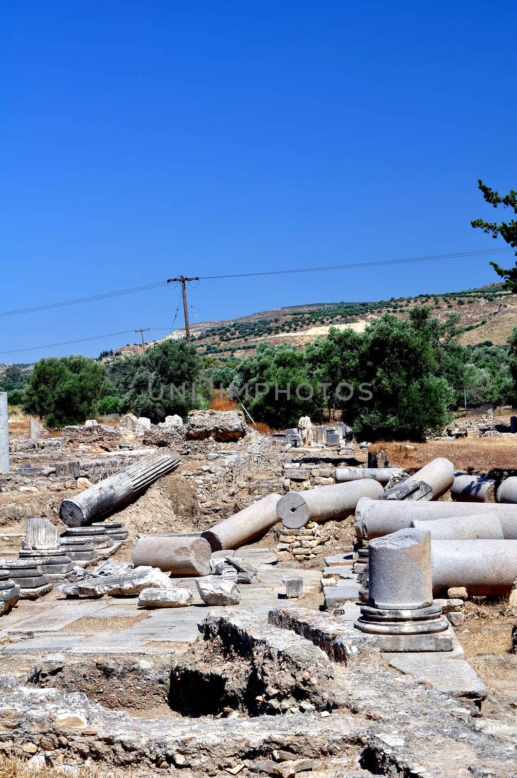 Archaeological site of Gortyn, Crete.