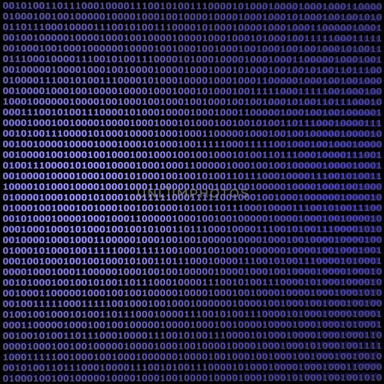 Digital - Code - 3D - Texture