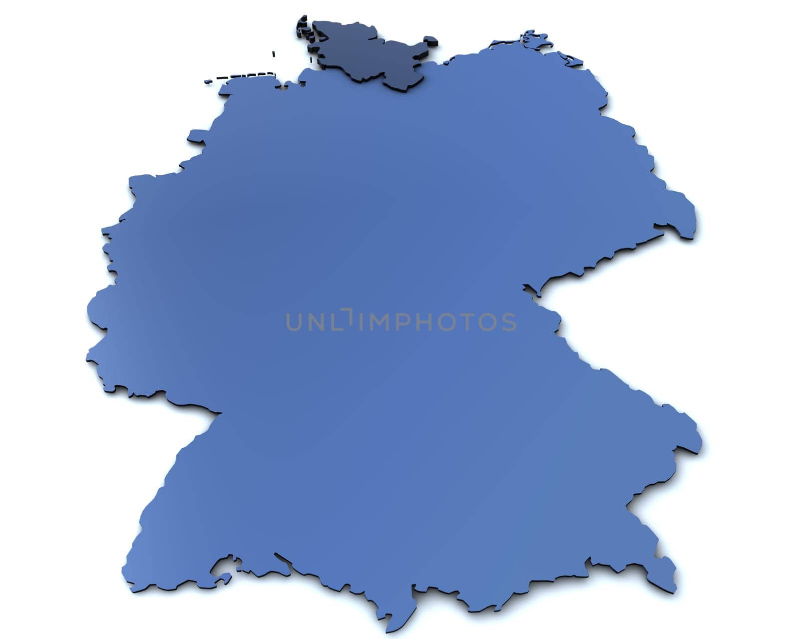 Map of Germany - Schleswig Holste