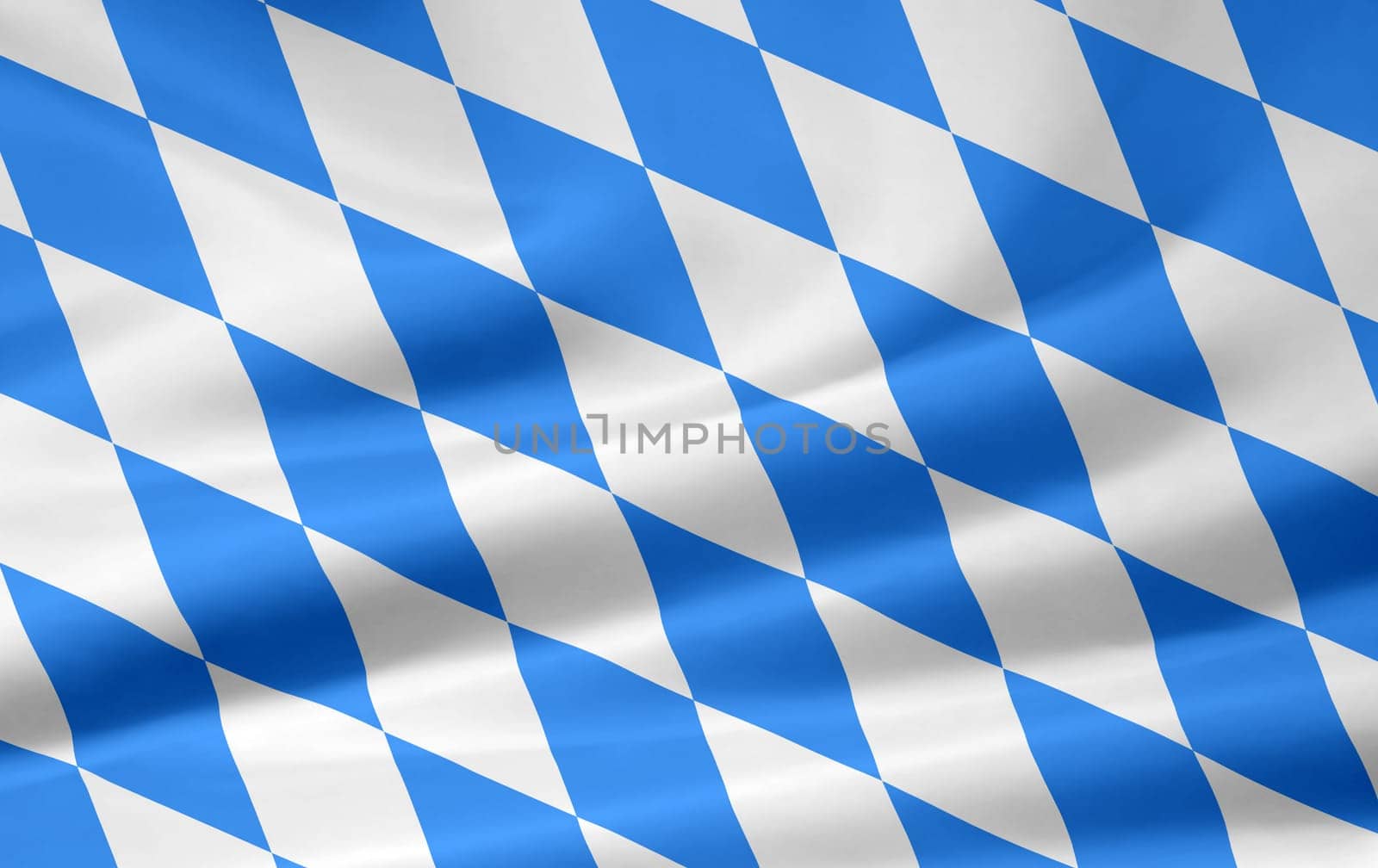 Bavarian Flag - Small Diamonds
