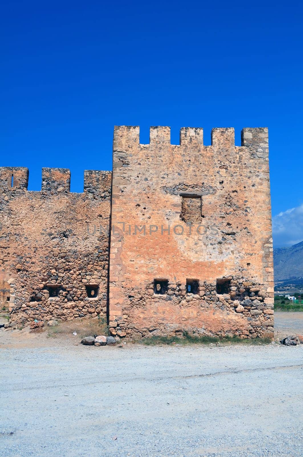 Frangocastello castle, Crete, Greece.