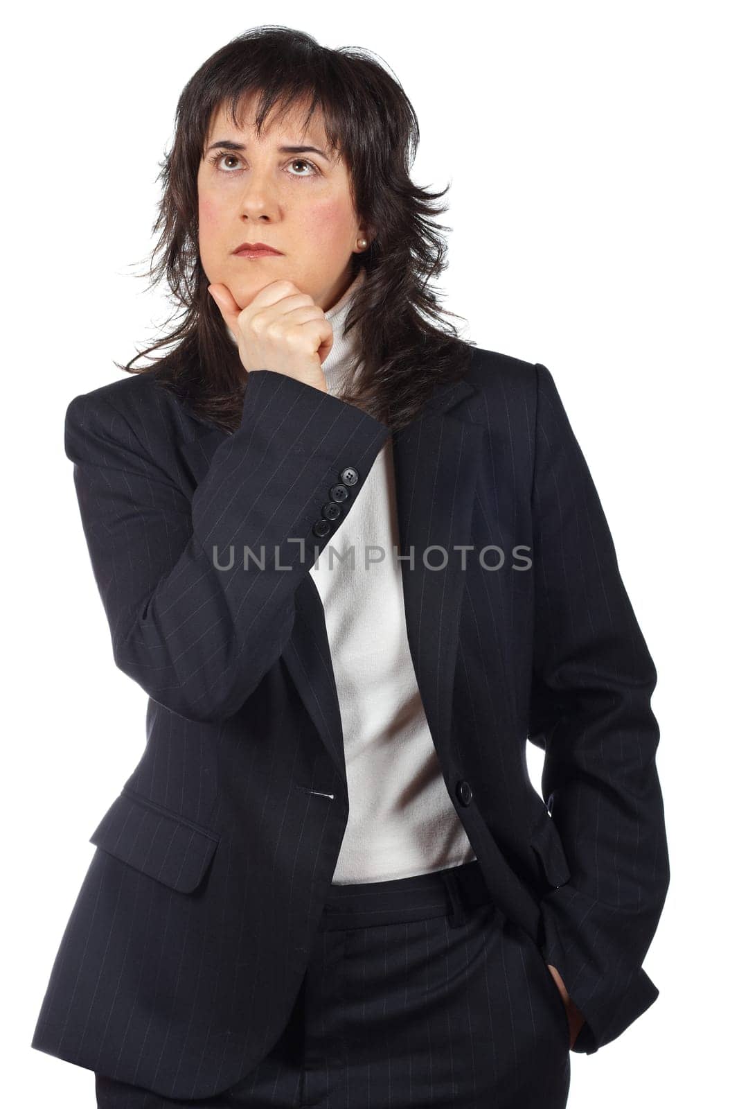 Worried business woman