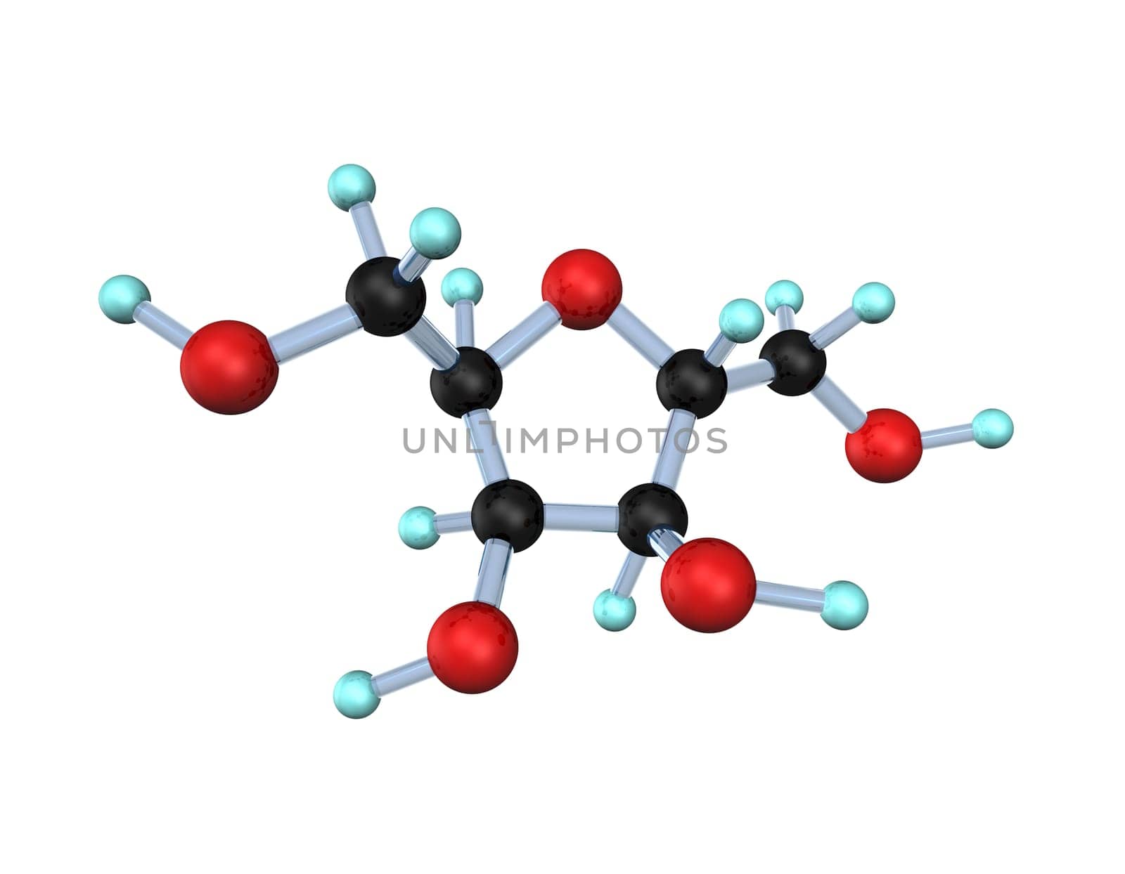 Molecule fructose
