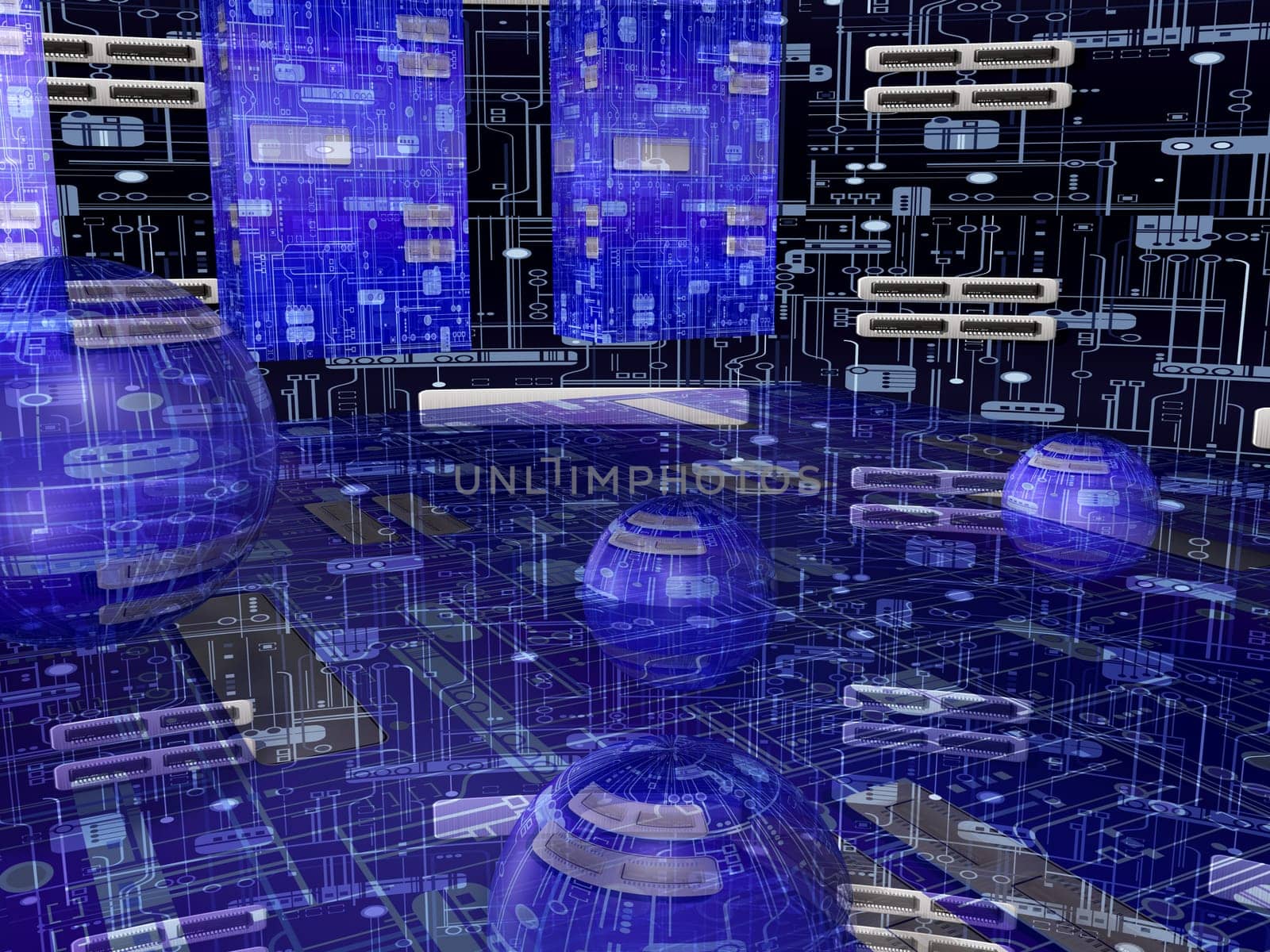Abstract - Motherboard - 3D