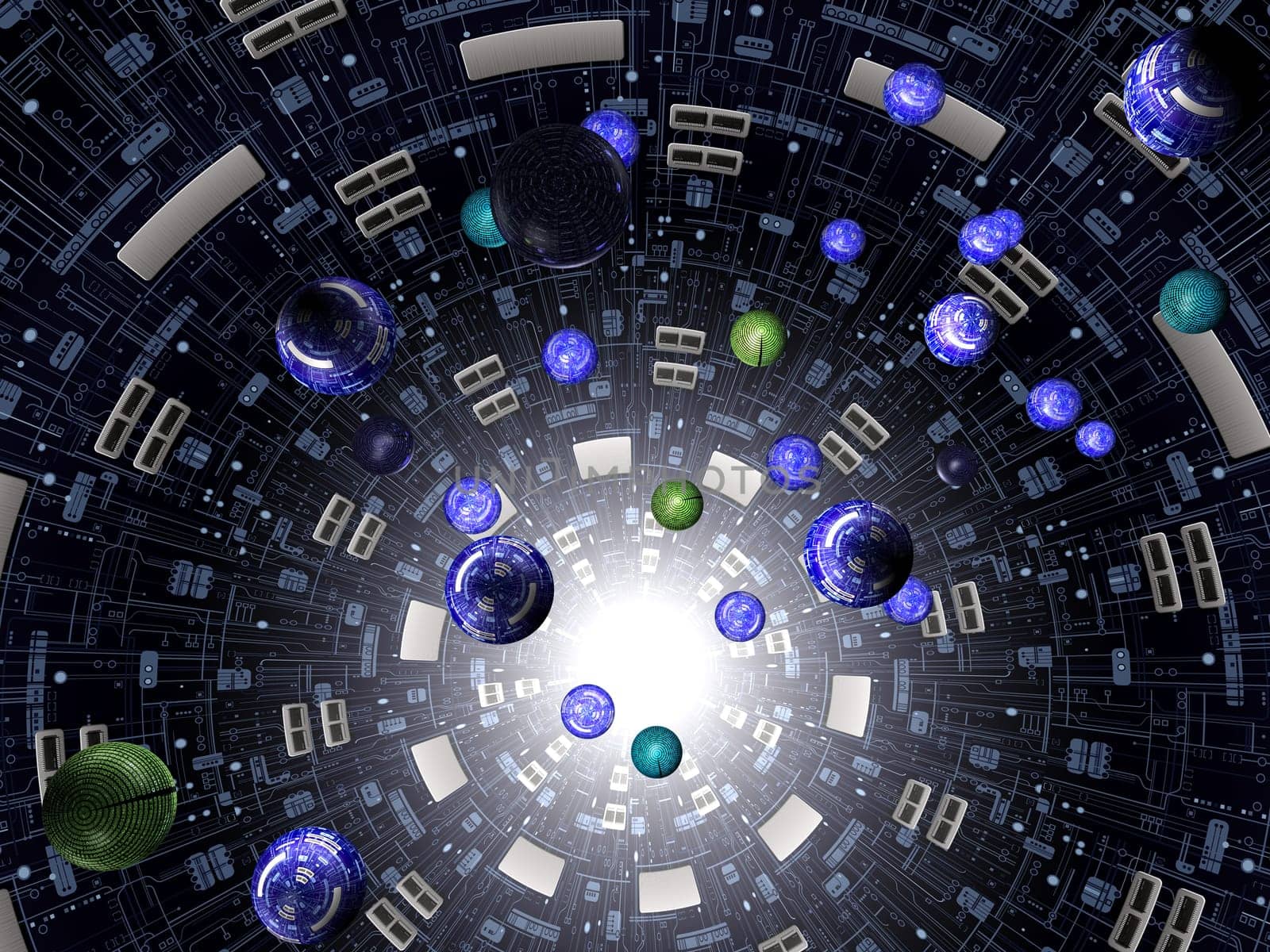 Abstract - Motherboard - 3D