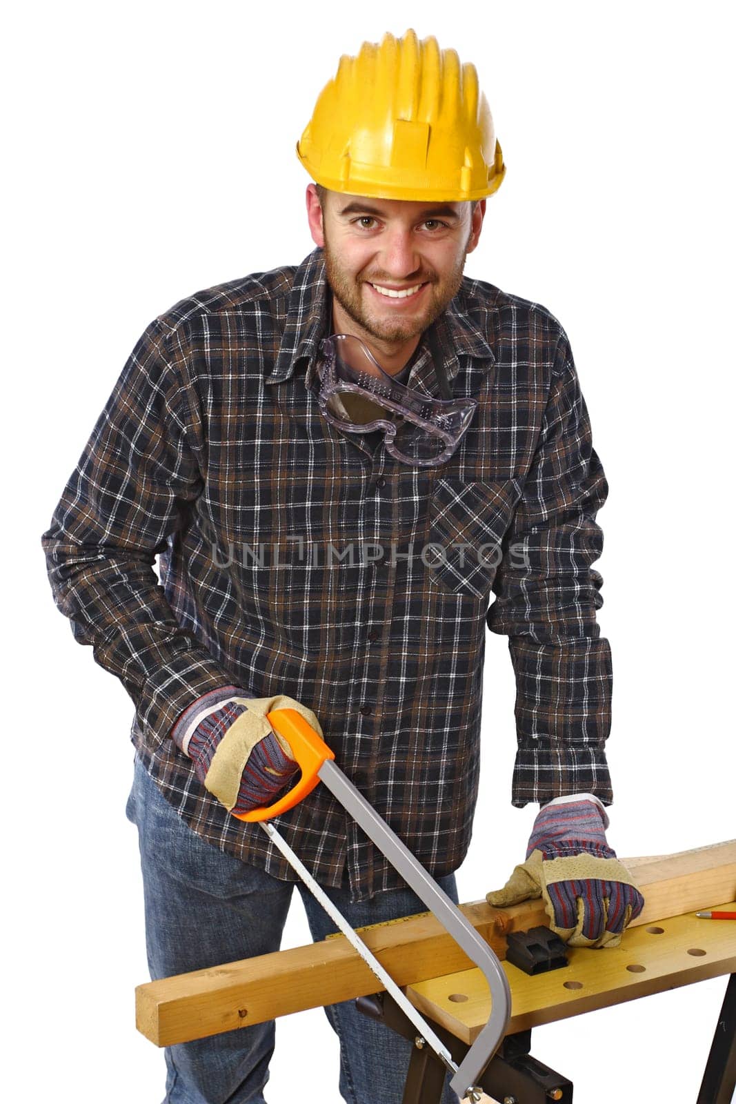 tired manual worker