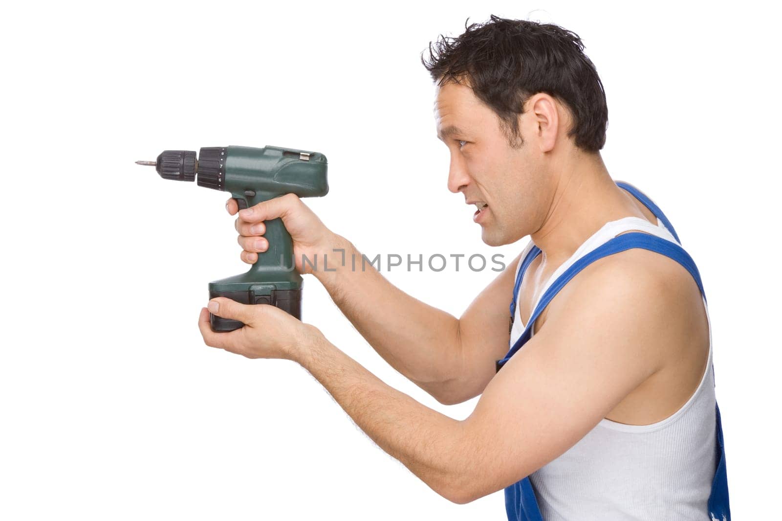 Craftsman with cordless drill