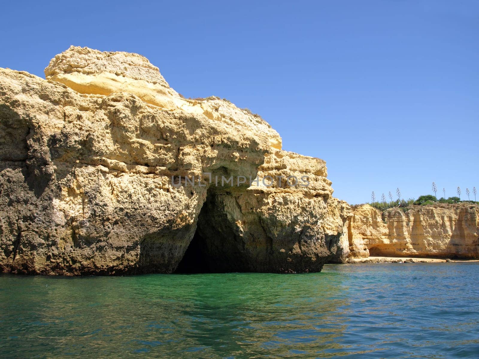Coast of the Algarve near Albufeira,Portuga