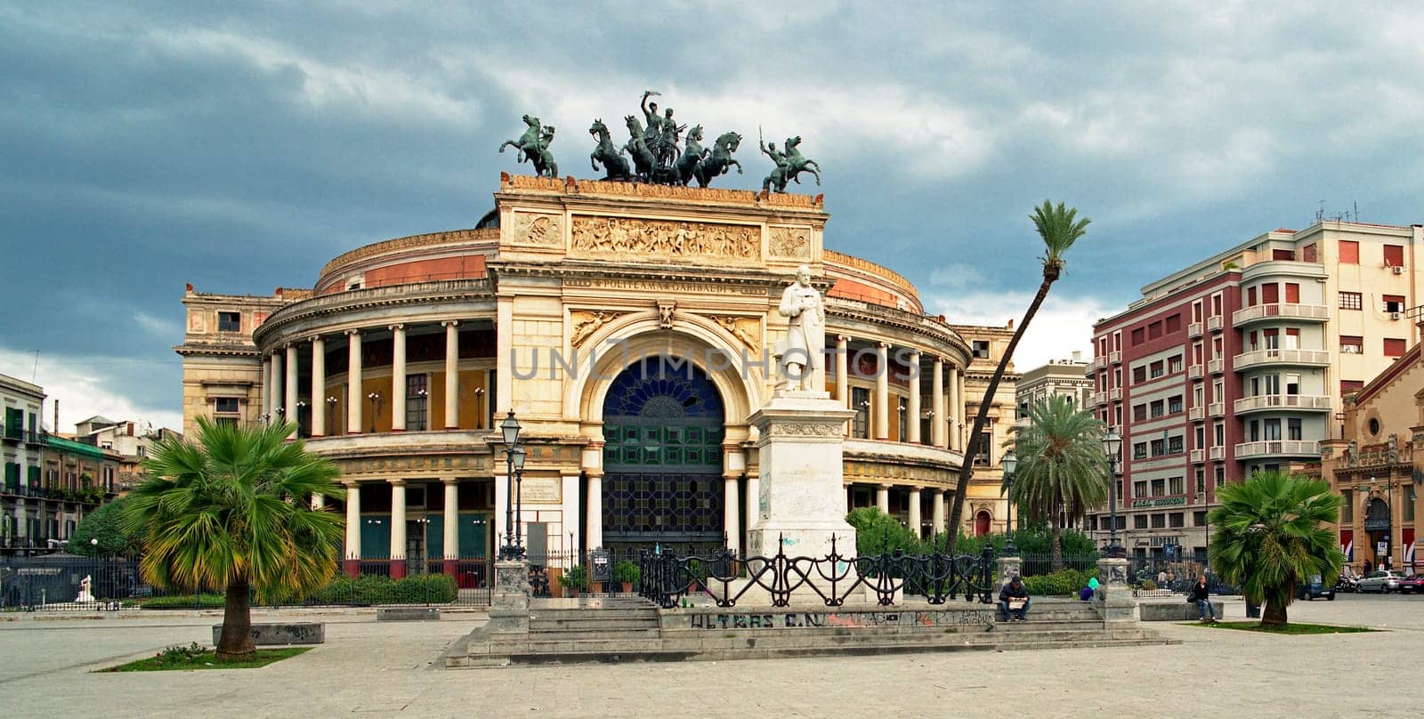 The Politeama in Palermo,Sicily
