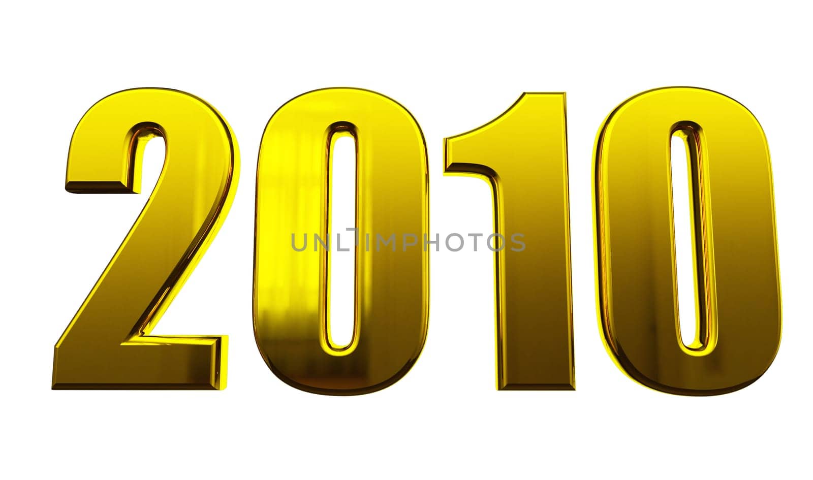 golden 2010 text on white