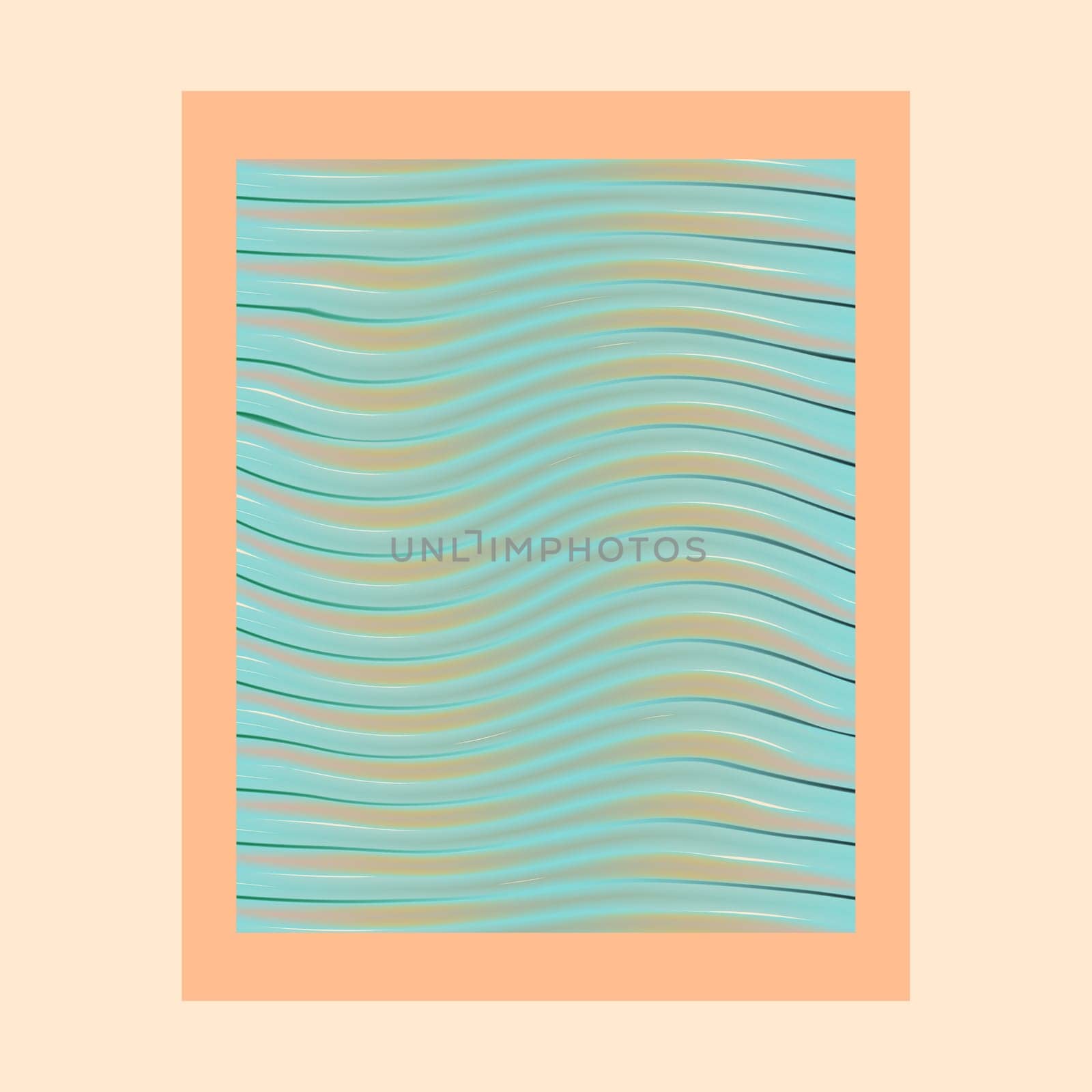 abstract waves photo frame