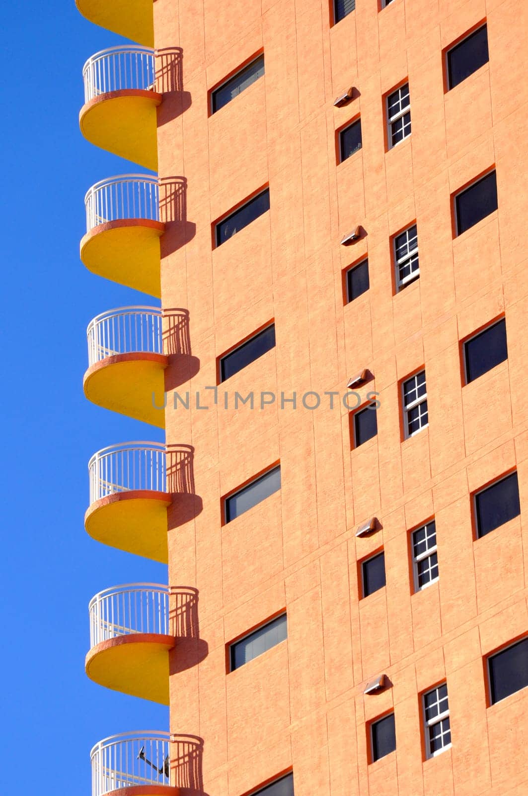 facade with balkonies