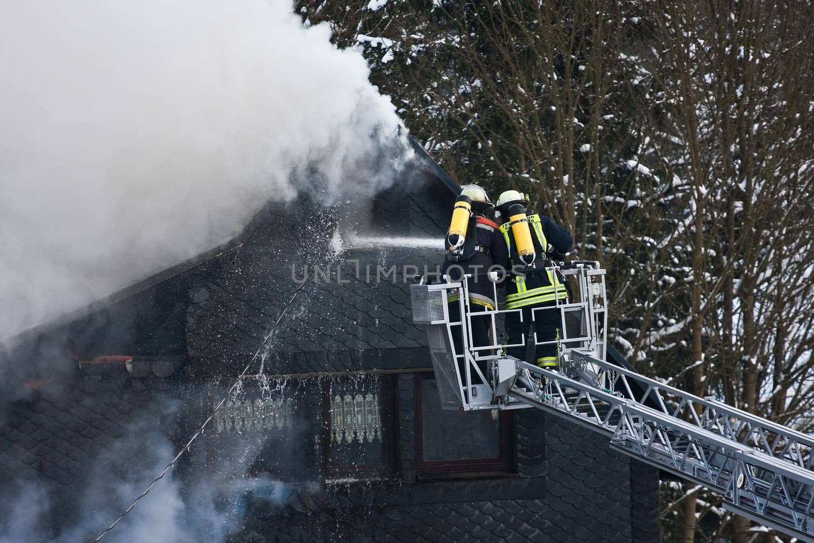 Residential building fire V