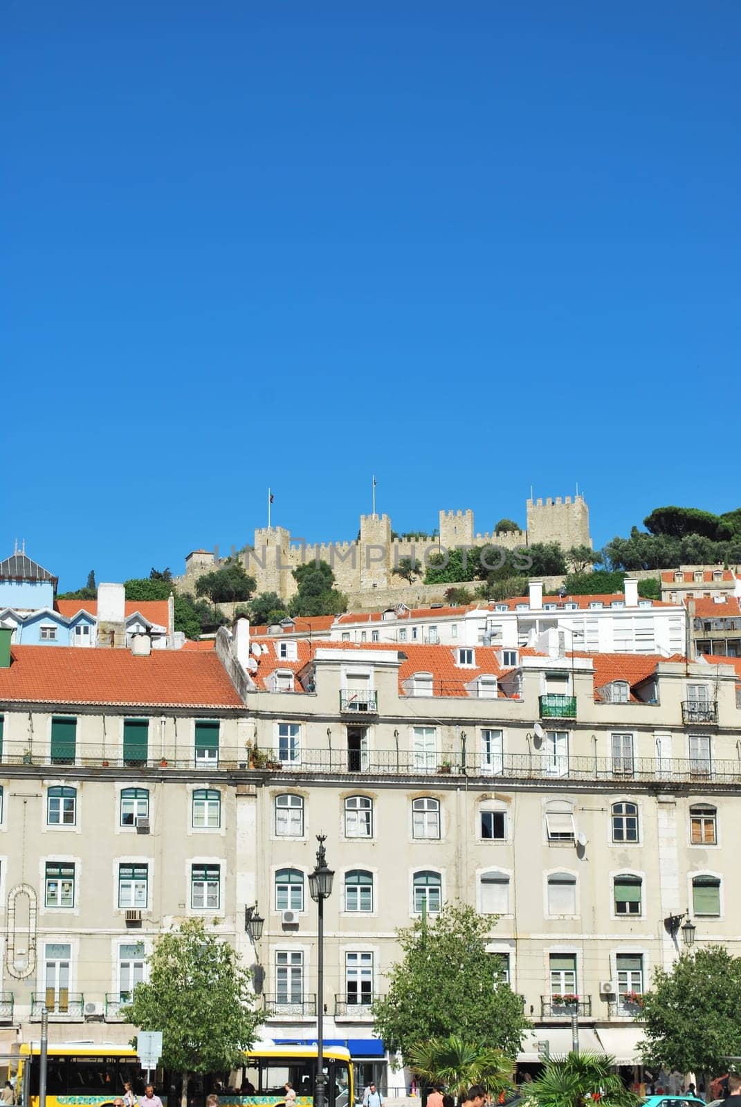 Sao Jorge Castle in Lisbon, Portugal