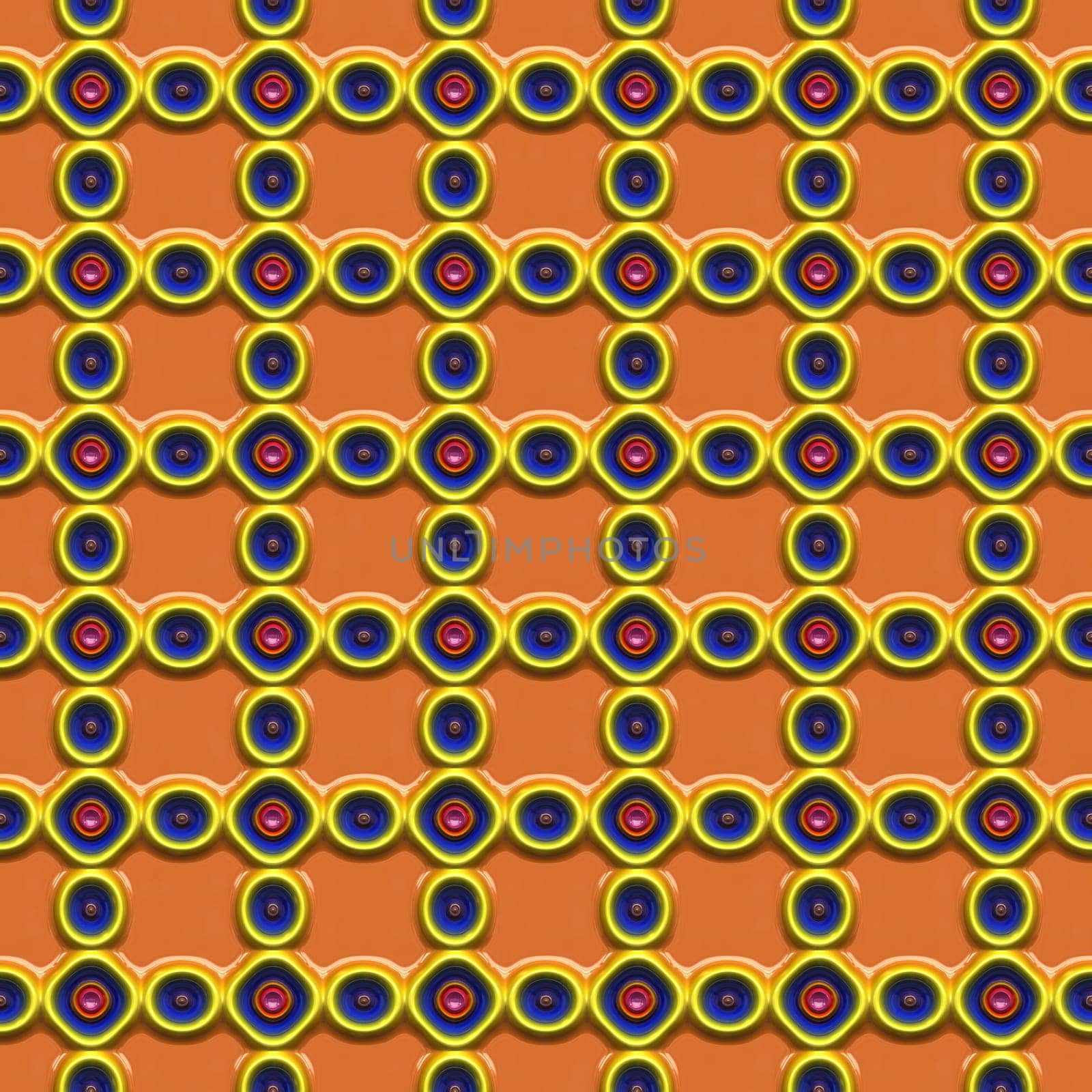 3d plastic ornamental pattern