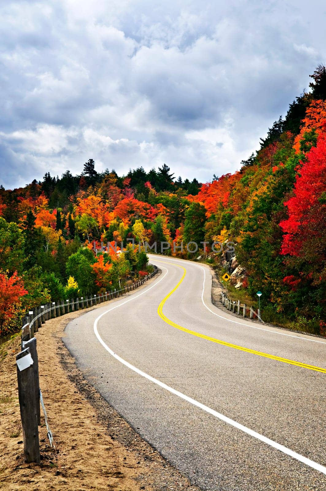 Fall highway