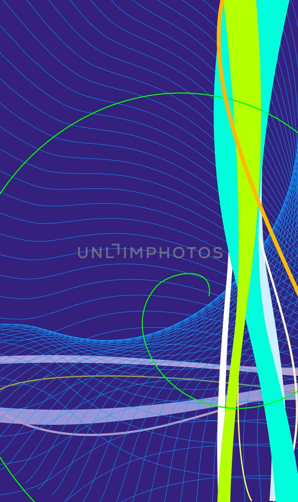 Background Mesh Raster Curves
