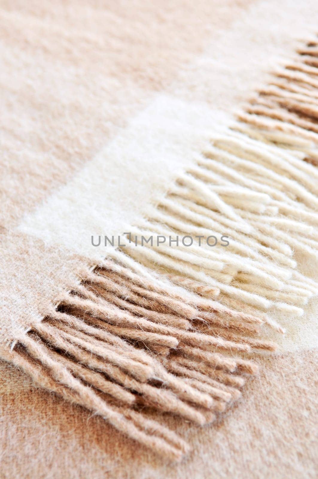 Cozy alpaca wool blanket