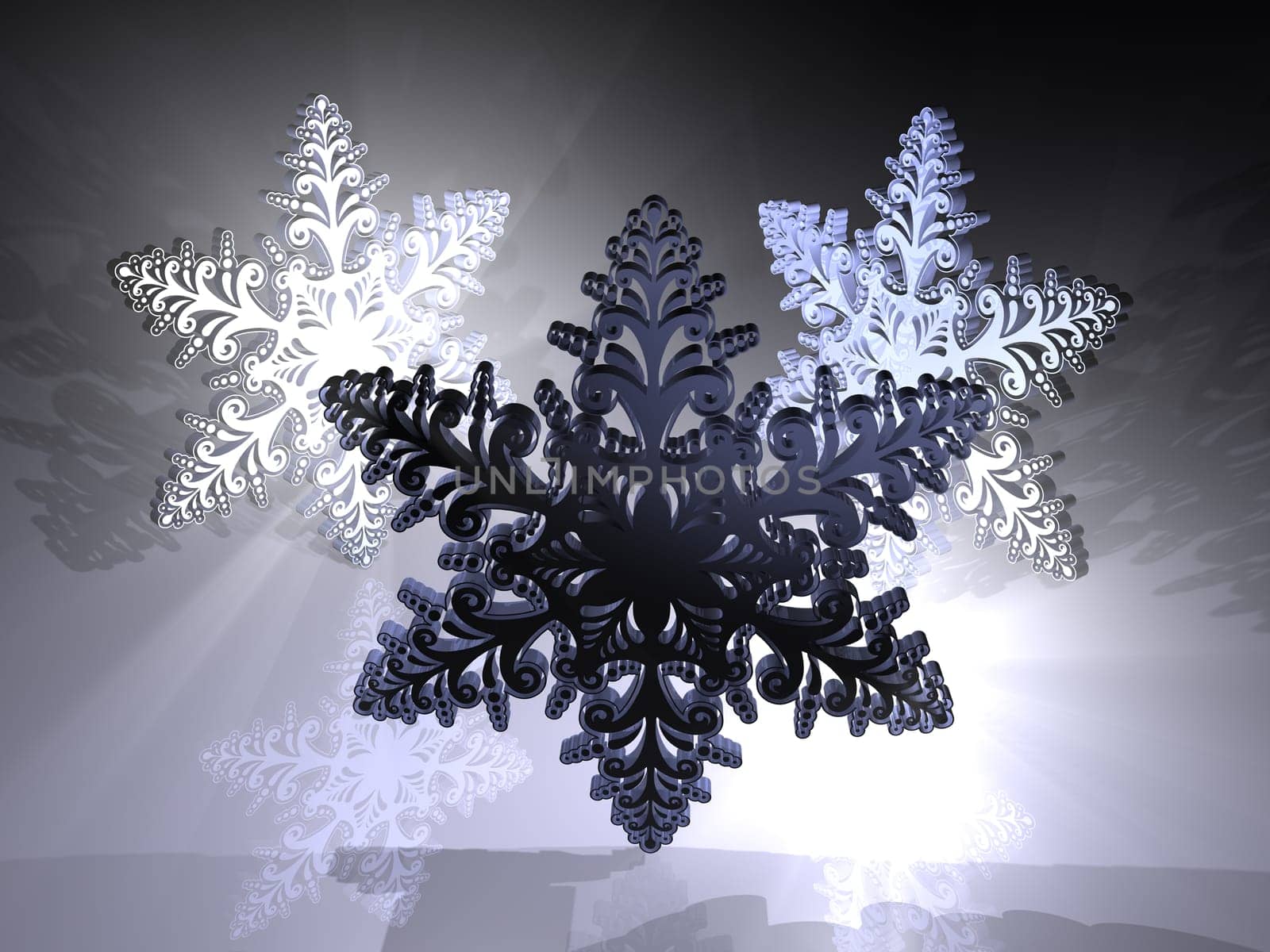 Ice Crystals - 3D