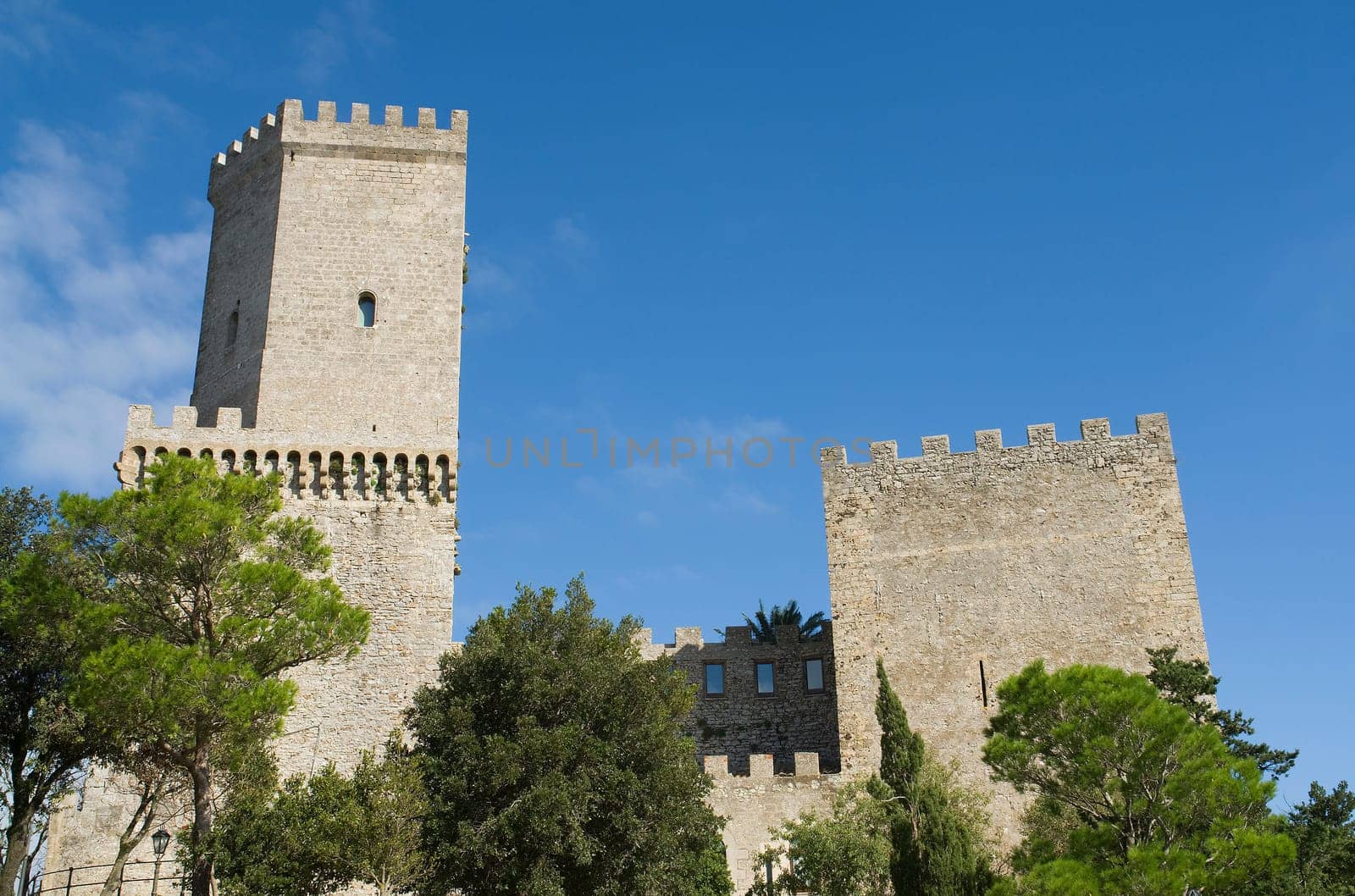 The castle of Erice in Sicily