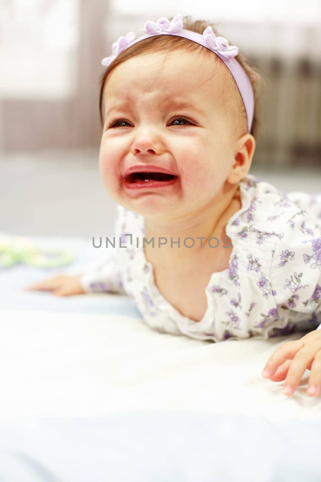 Portrait of crying baby