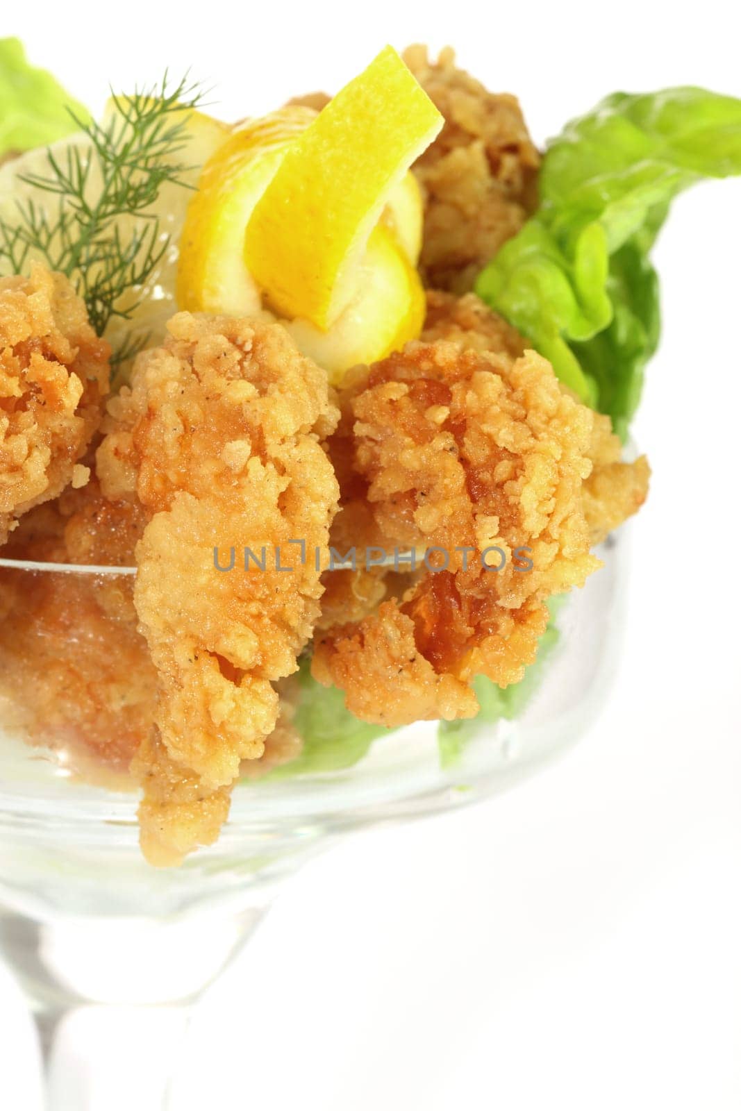 Fried prawns