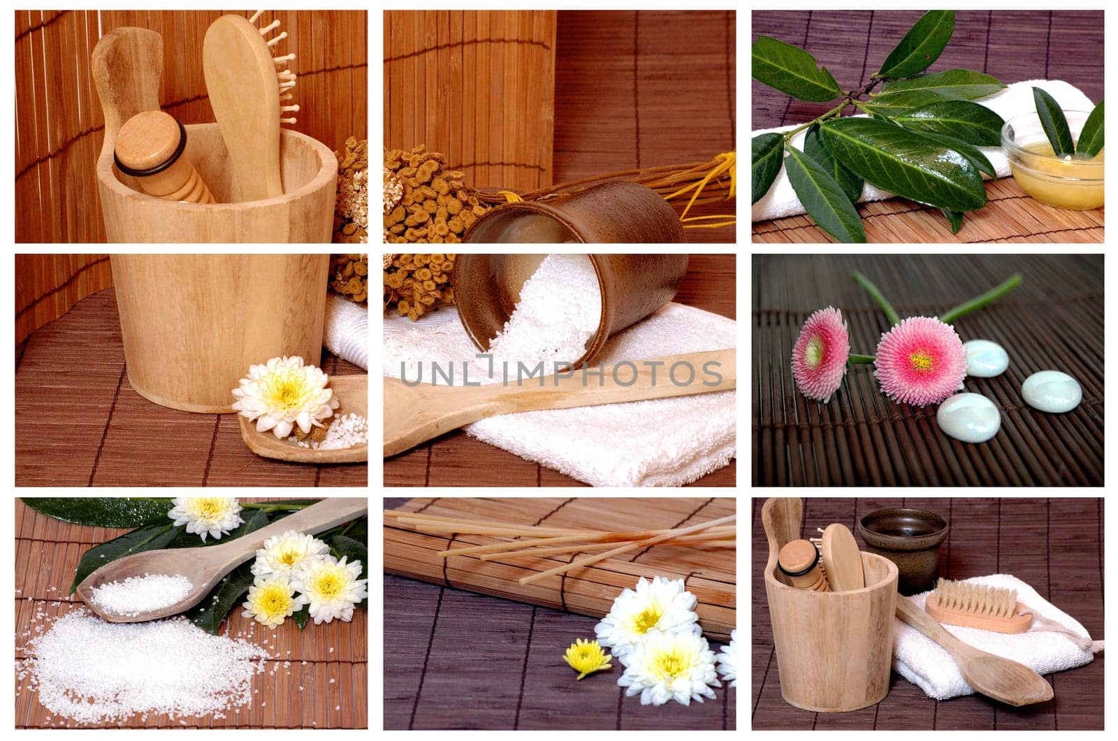 Wellness Sauna Collage
