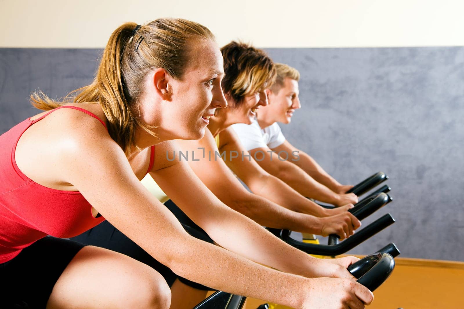 Spinning in the gym