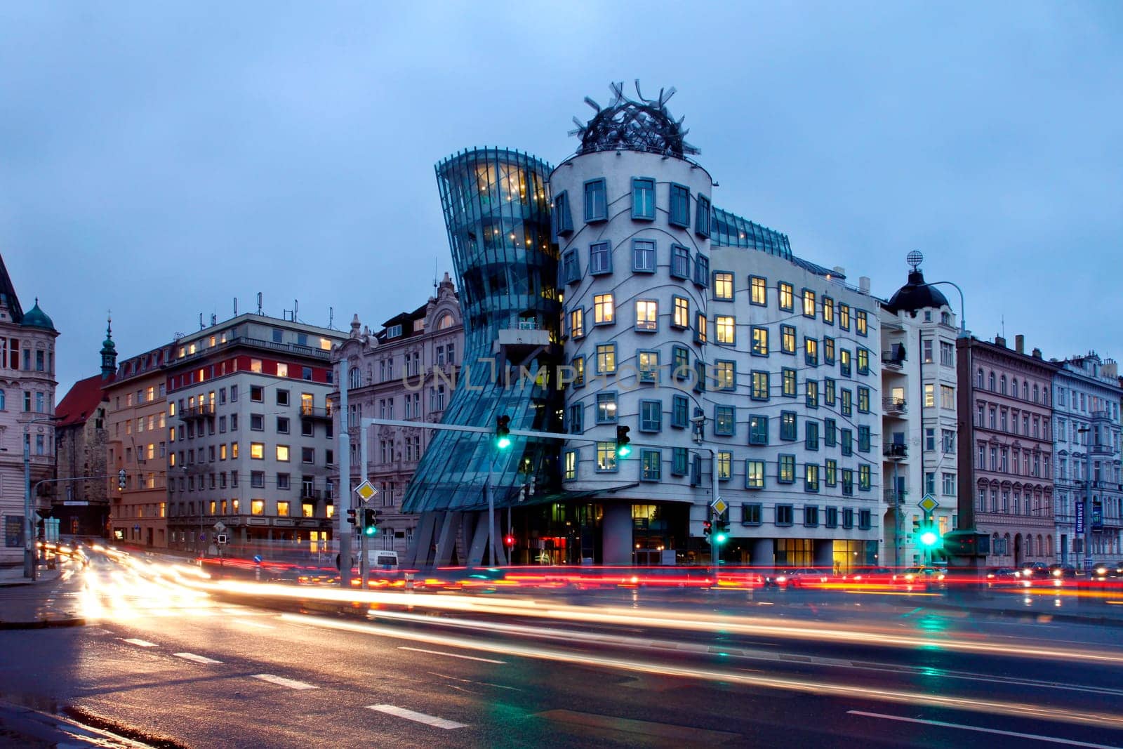 Czech republic - metropolises Prague - modern architecture - Dancing home