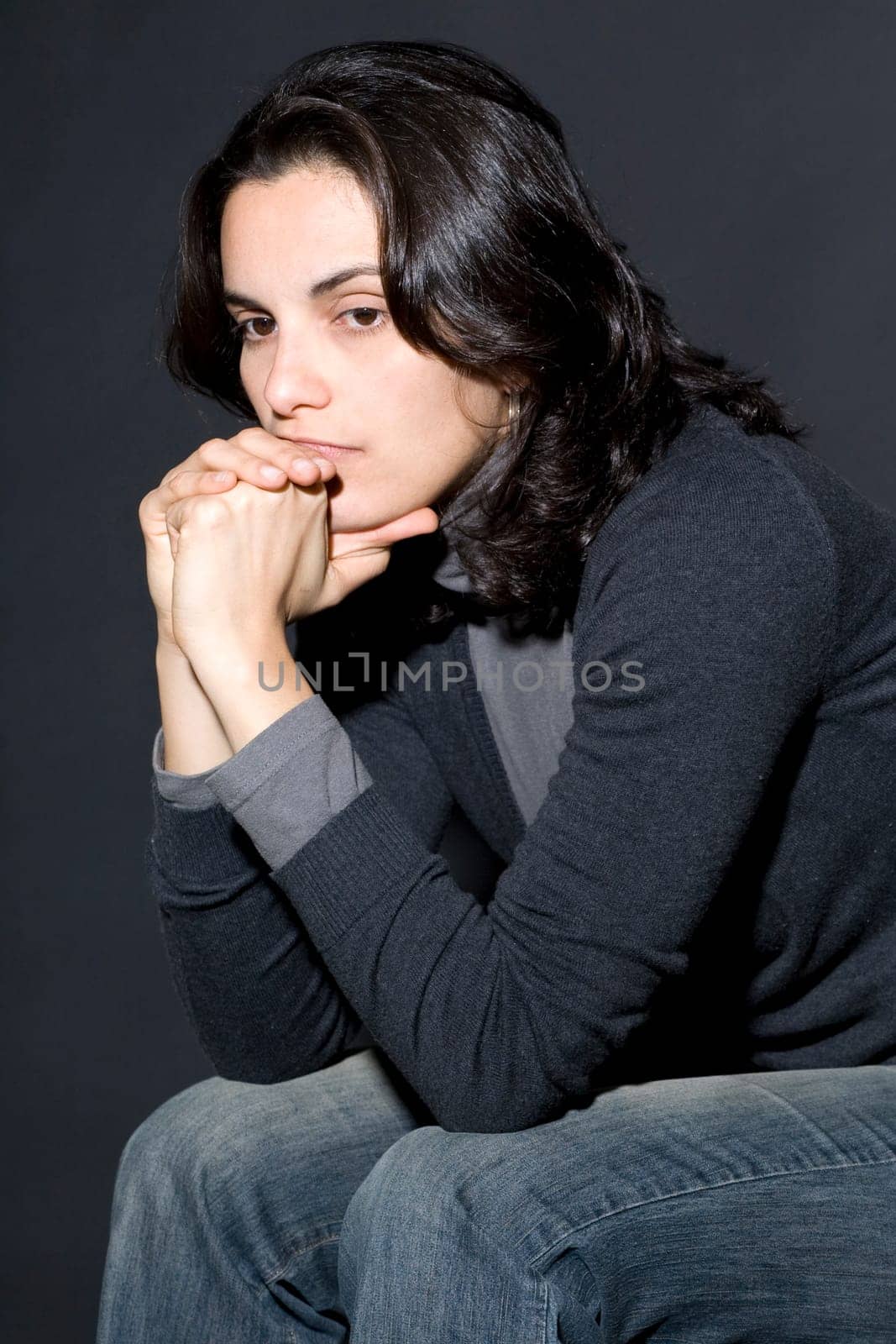 Woman with depression
