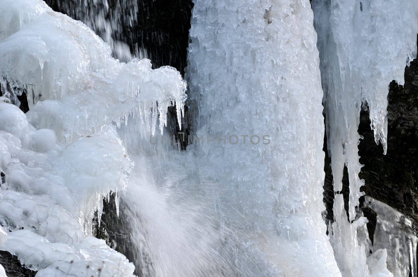 At the Romkerhall waterfall in the Harz Mountains