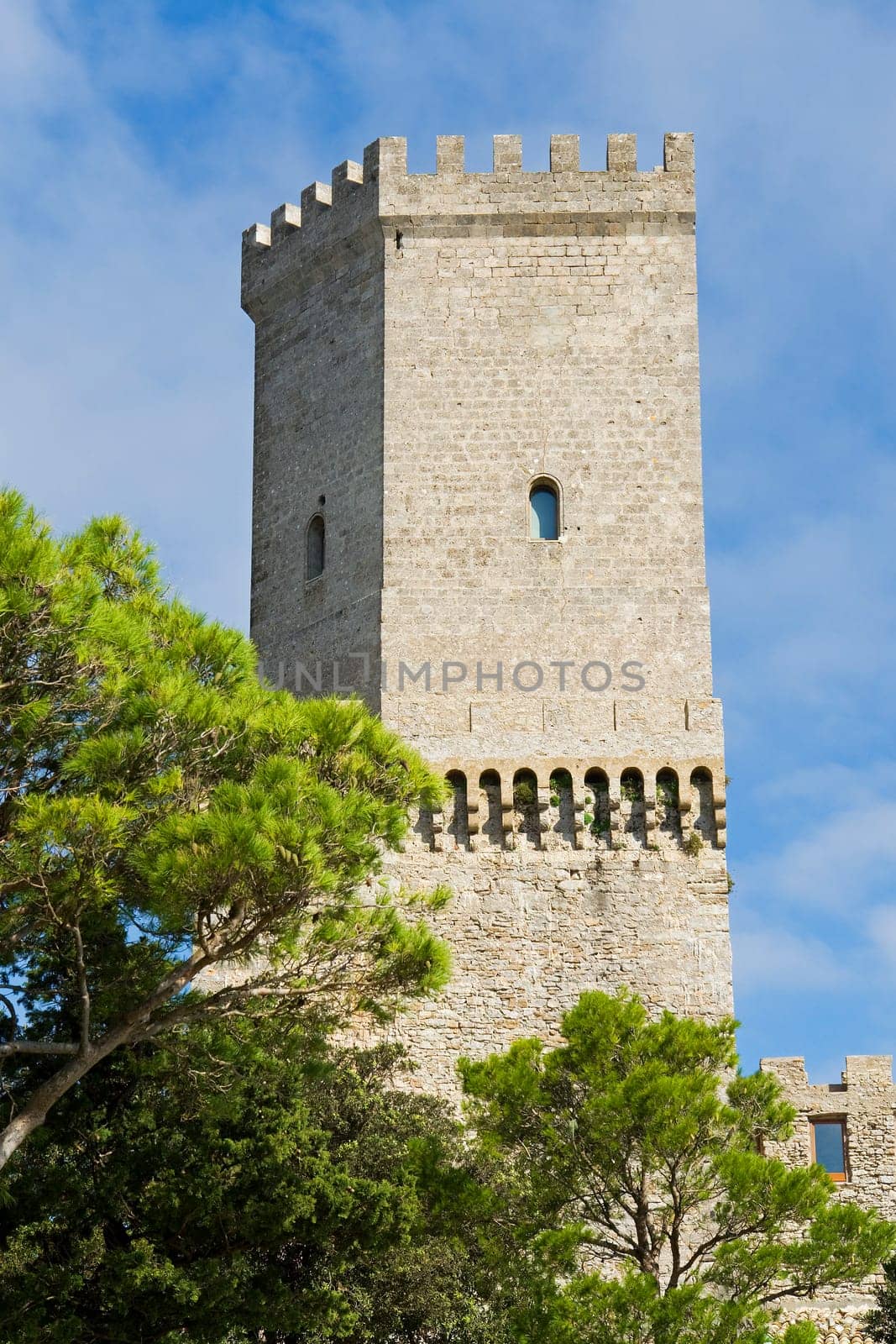 The castle of Erice in Sicily