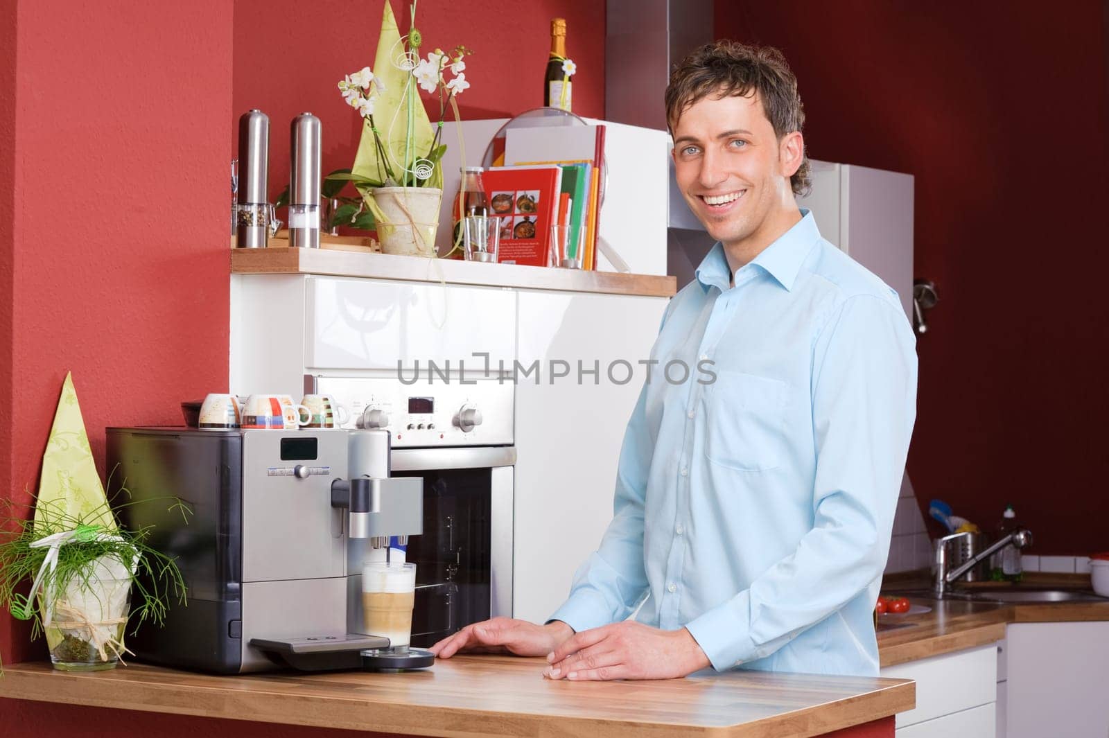 In the kitchen