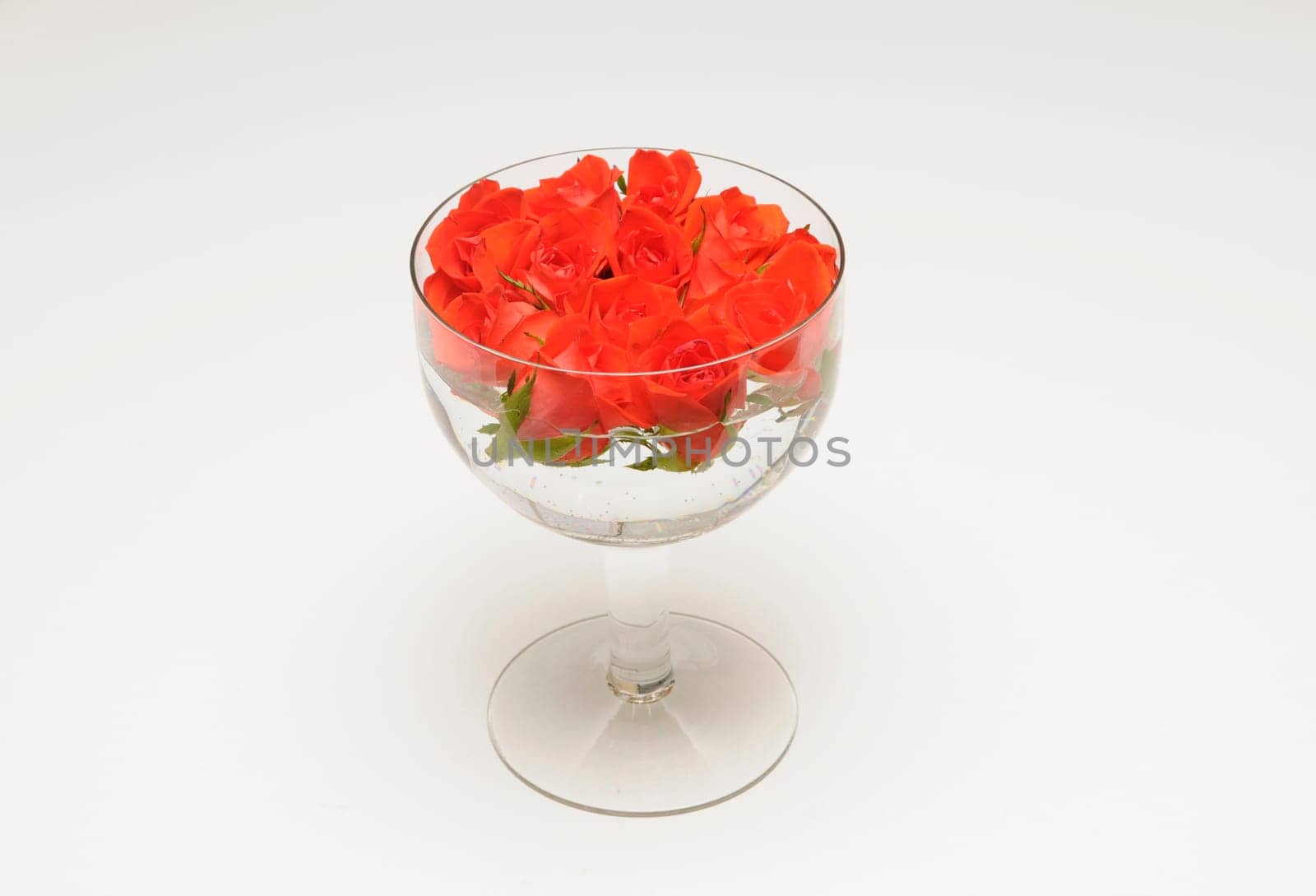Jar with roses