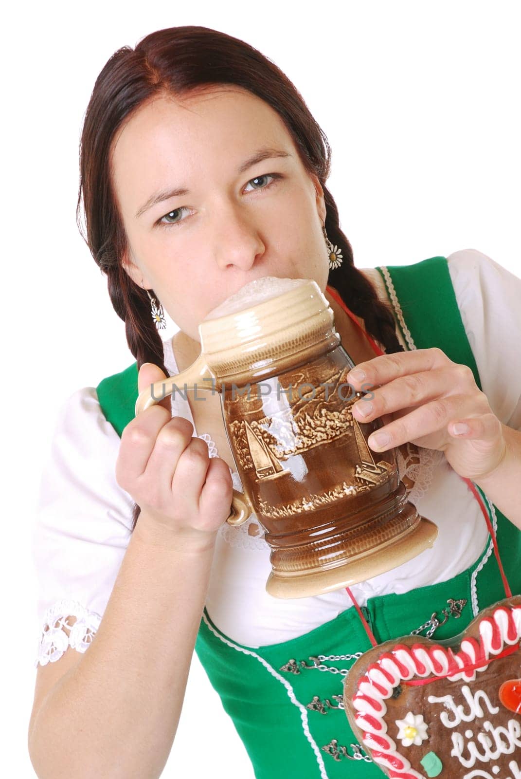 Young woman in dirndl