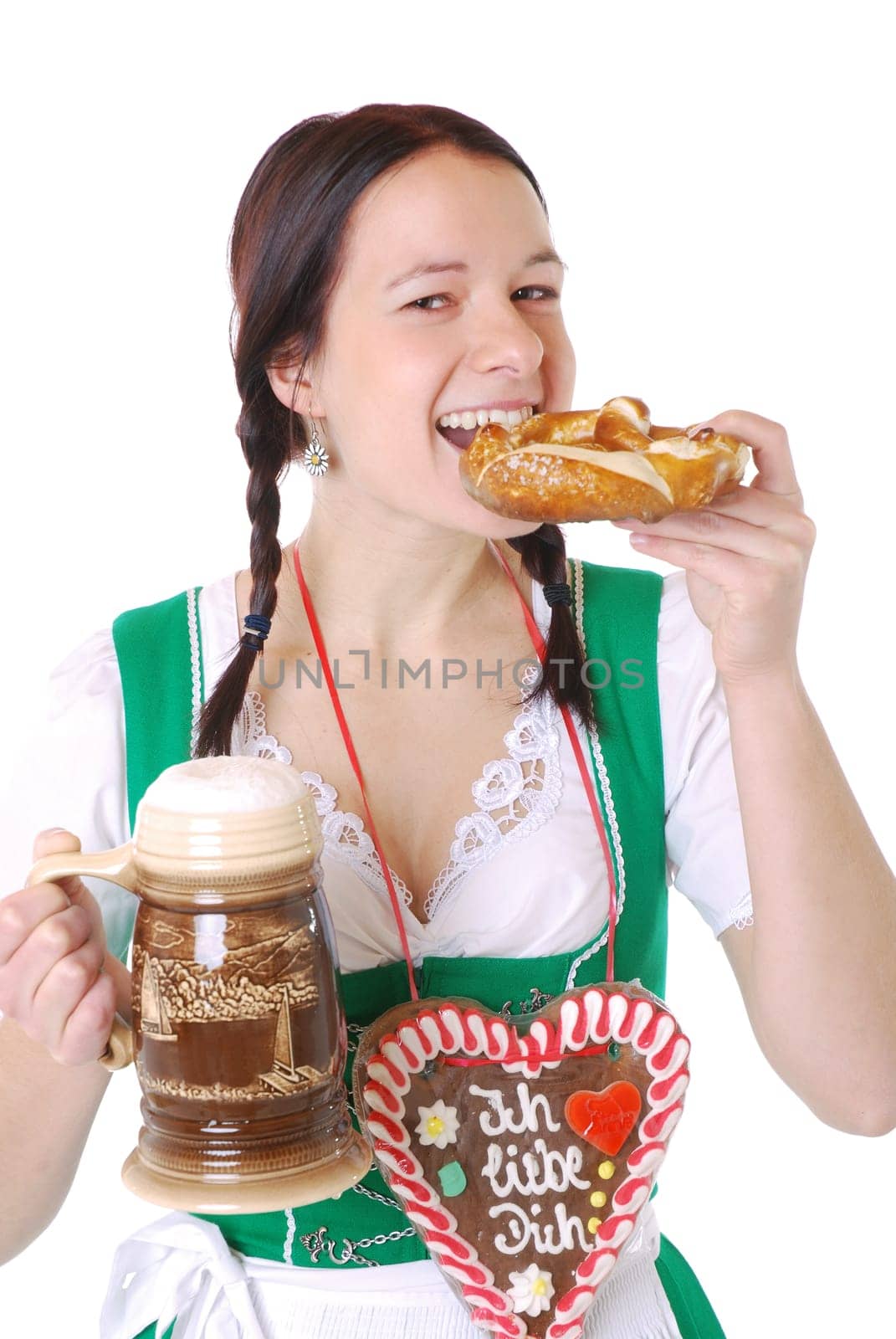 Young woman in dirndl